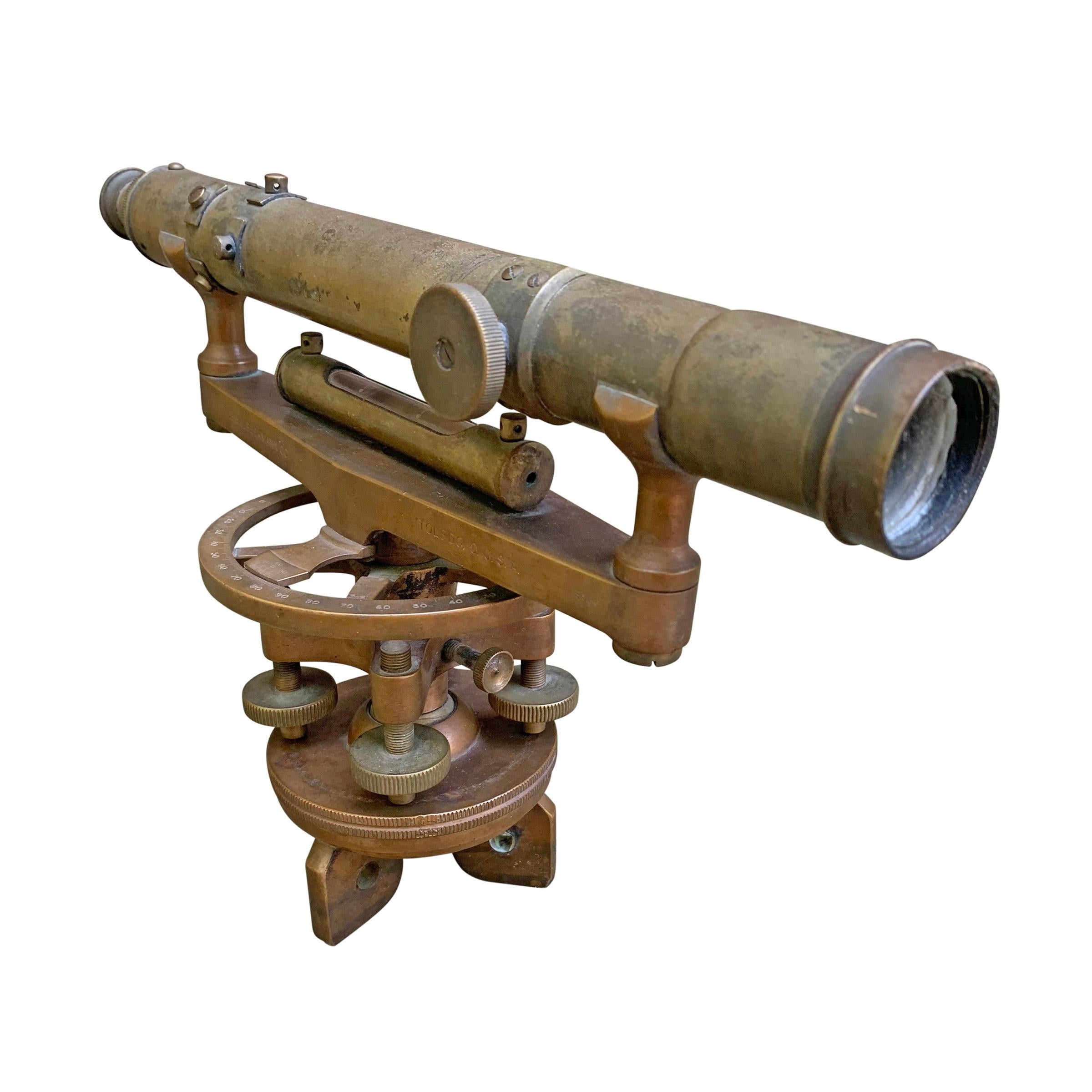 American Late 19th Century L. Beckmann Co. Bronze Sextant