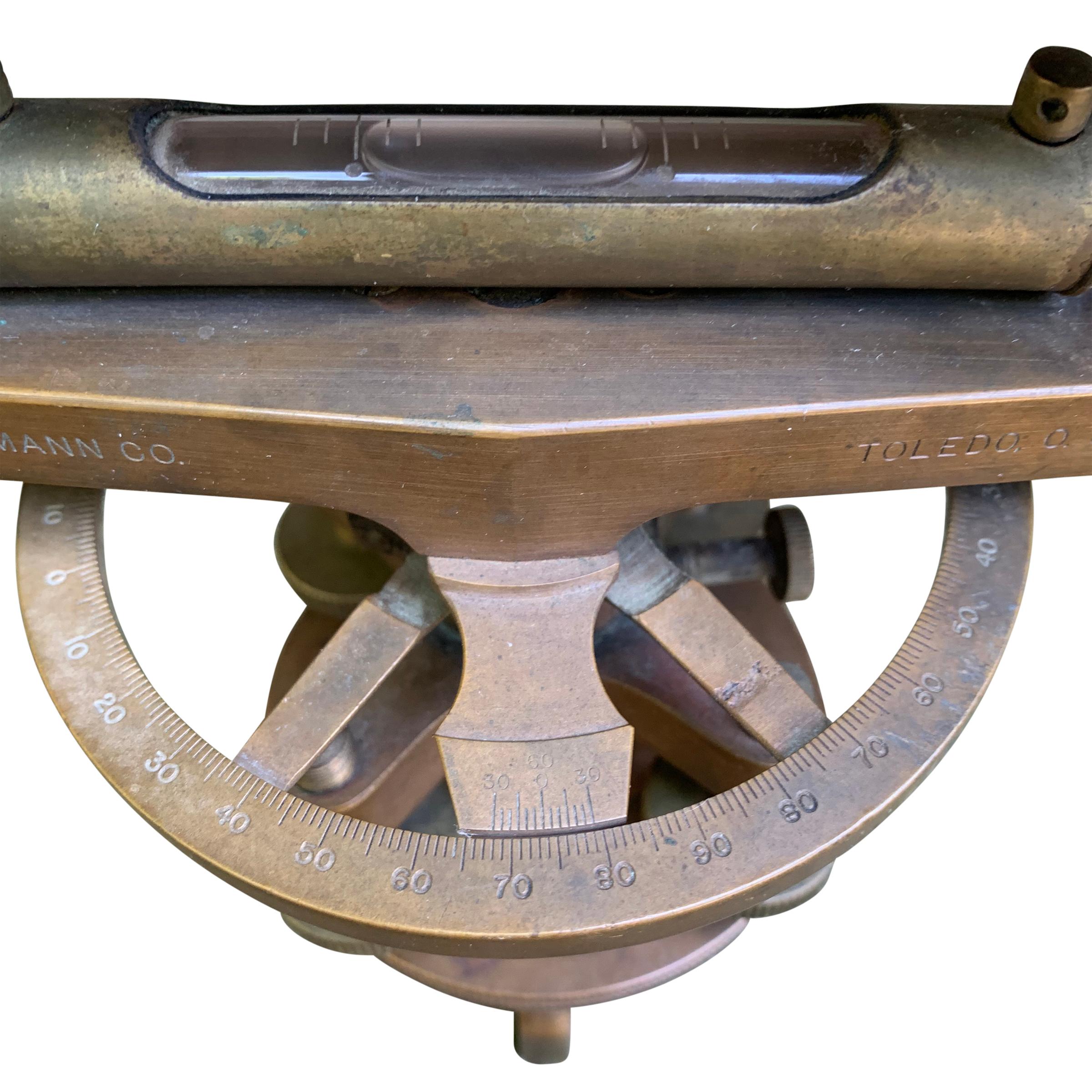 Late 19th Century L. Beckmann Co. Bronze Sextant 1