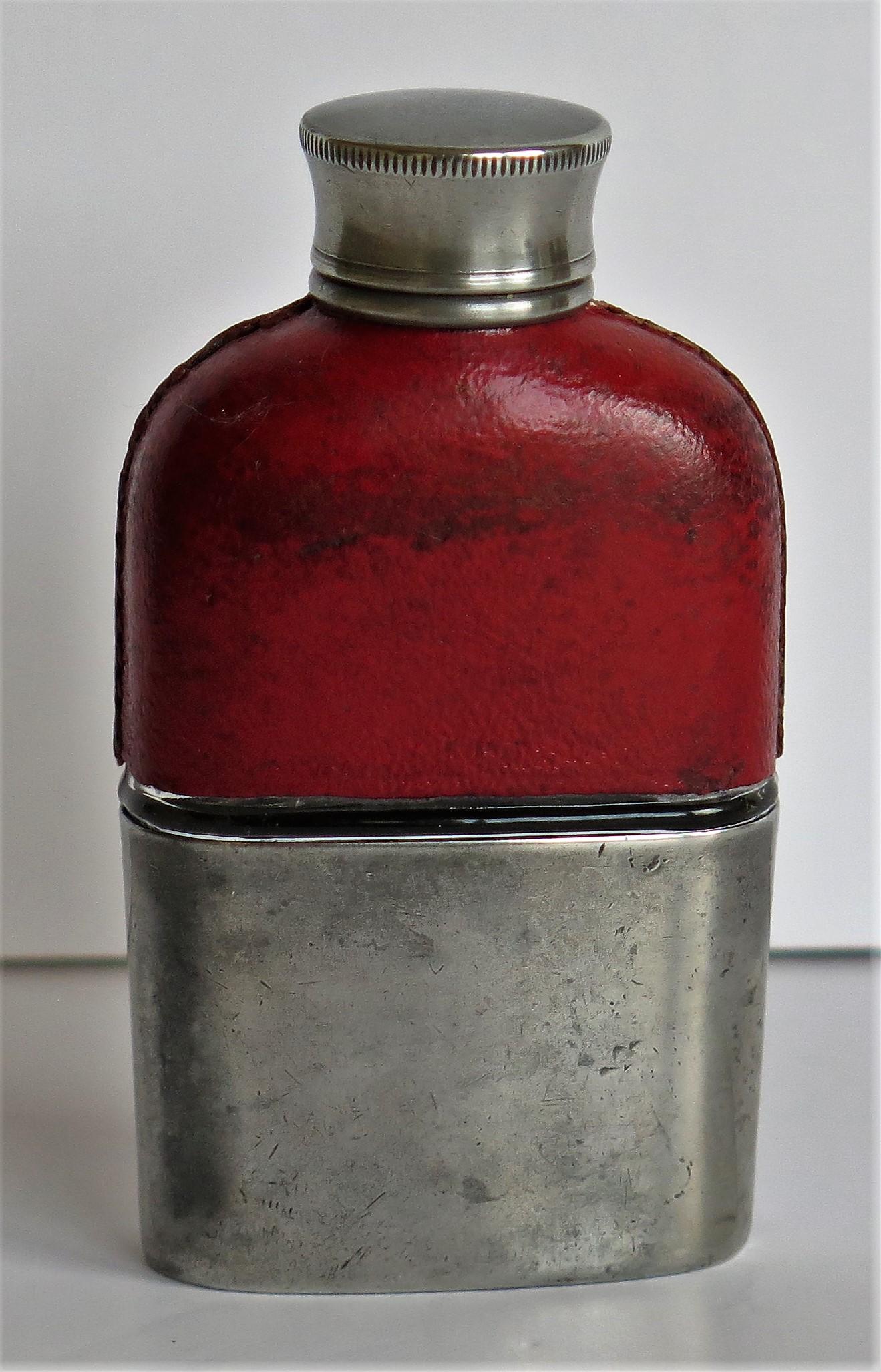 glass hip flask