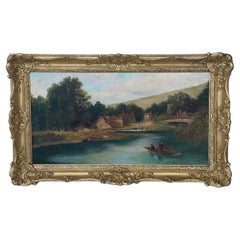 Paysage de la fin du 19e siècle par C.I.C. Perry