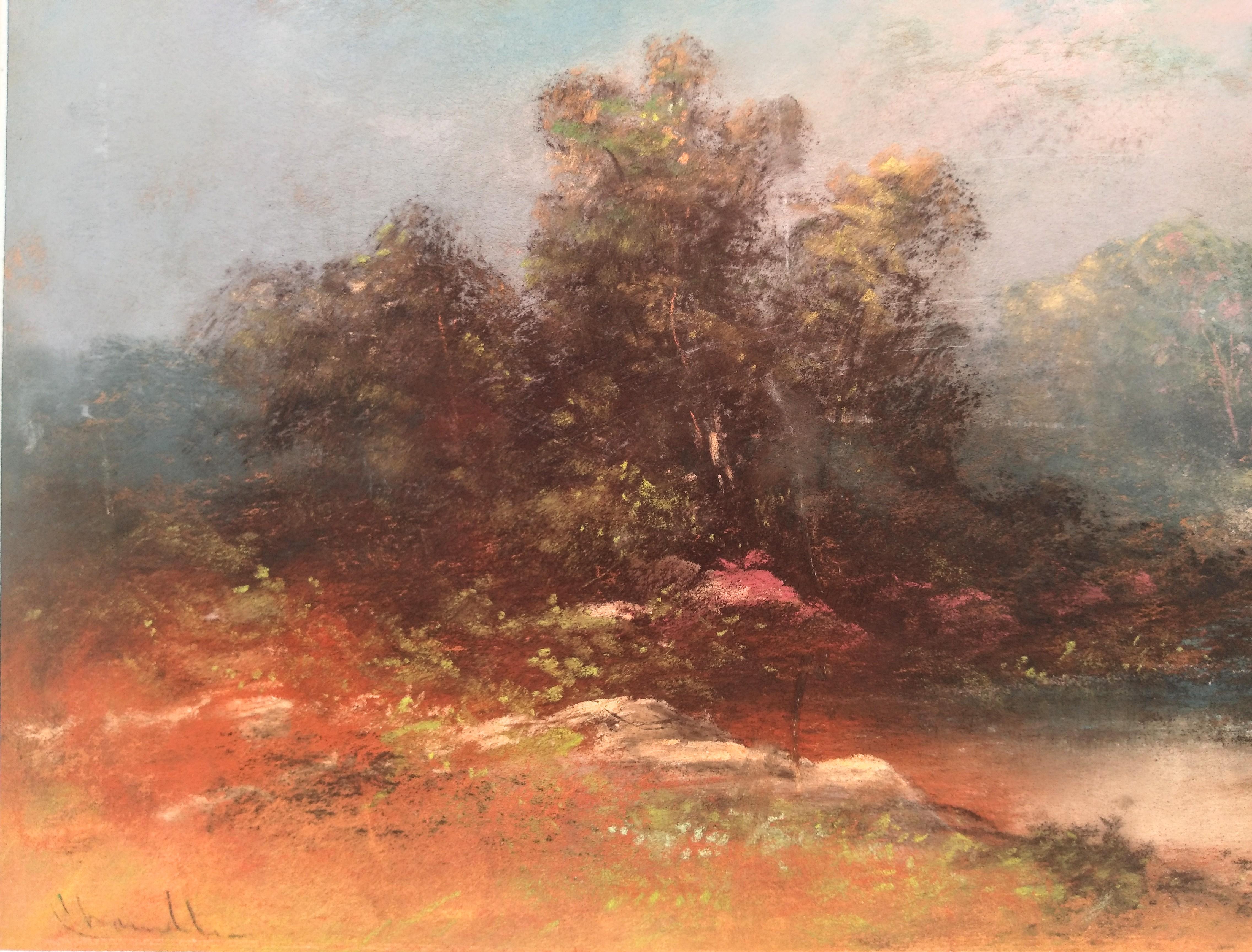 North American Late 19th Century Landscape by William Henry Chandler  For Sale