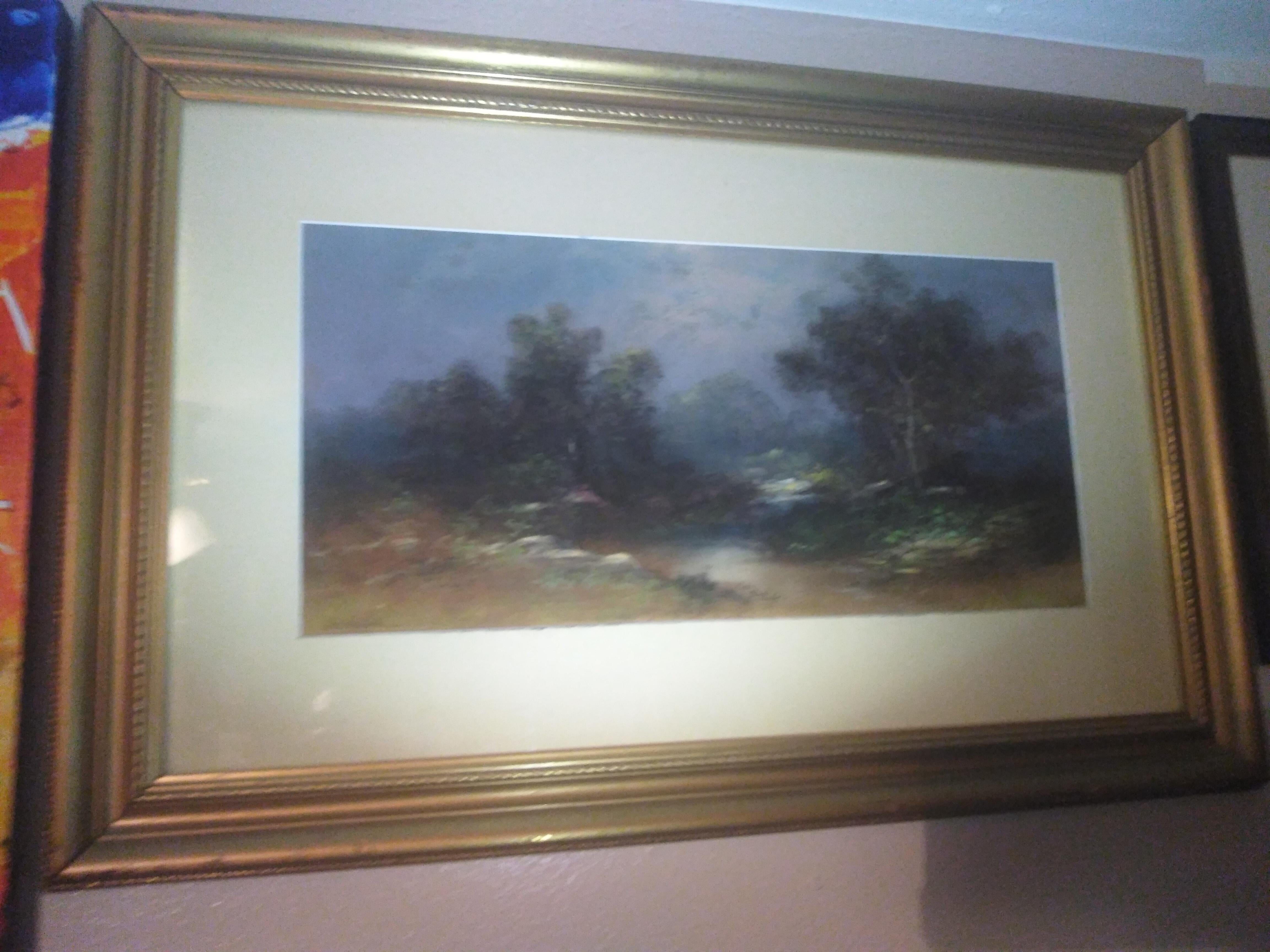 Landschaft aus dem späten 19. Jahrhundert von William Henry Chandler  (Farbe) im Angebot