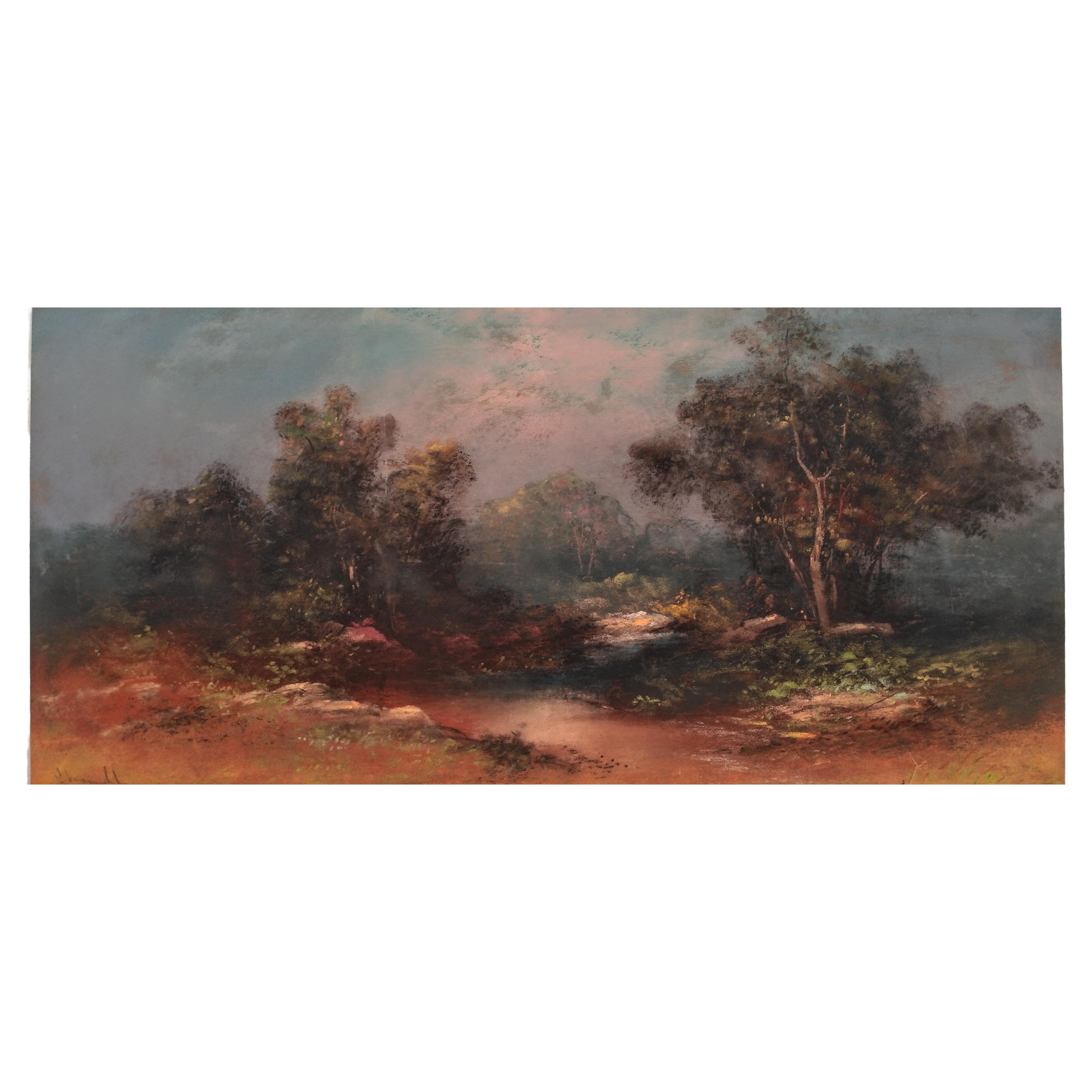 Late 19th Century Landscape by William Henry Chandler  For Sale