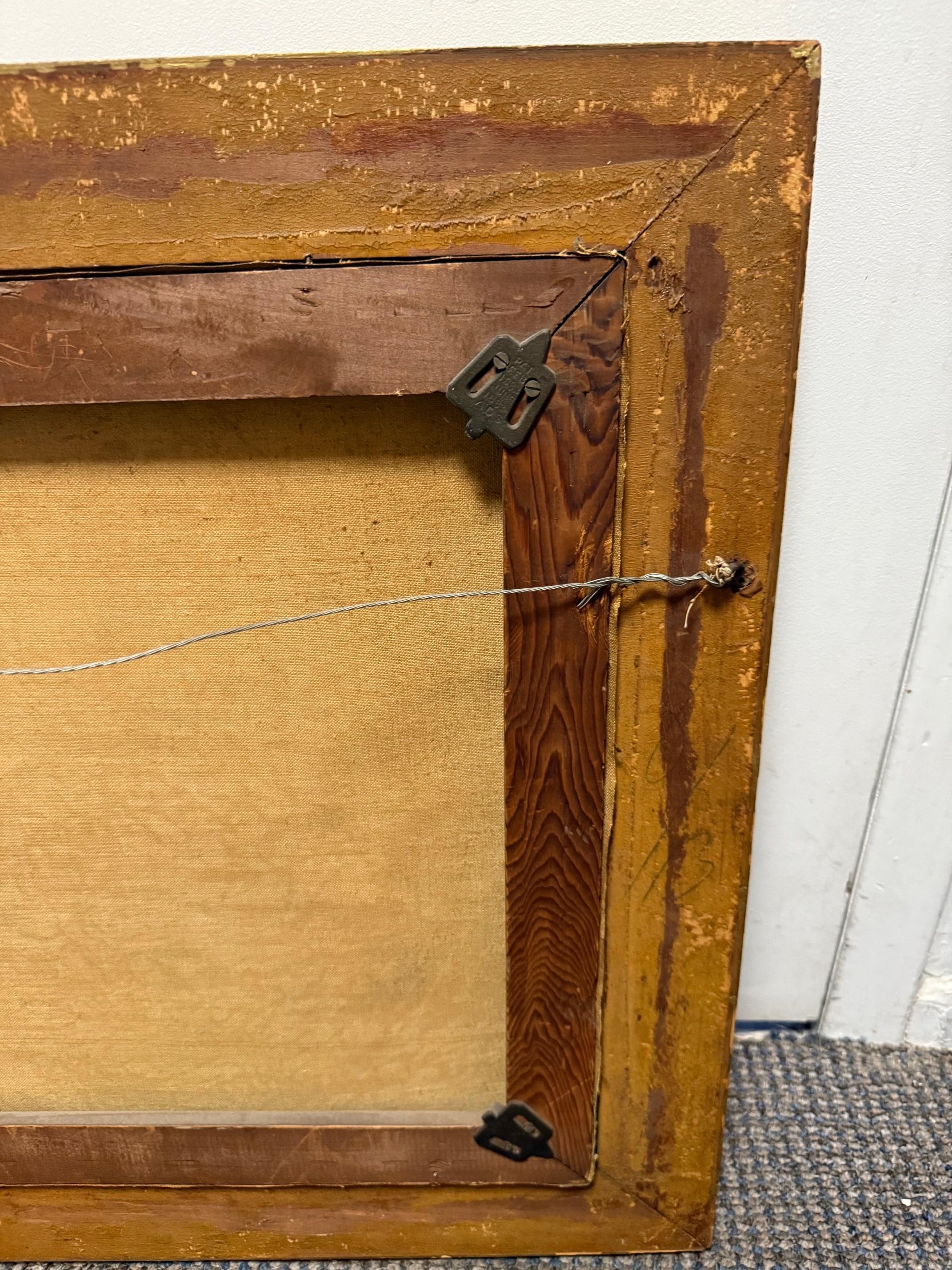 Ende des 19. Jahrhunderts Landschaftsgemälde Öl auf Leinwand Signiert Jennie Young Gerahmt im Angebot 10