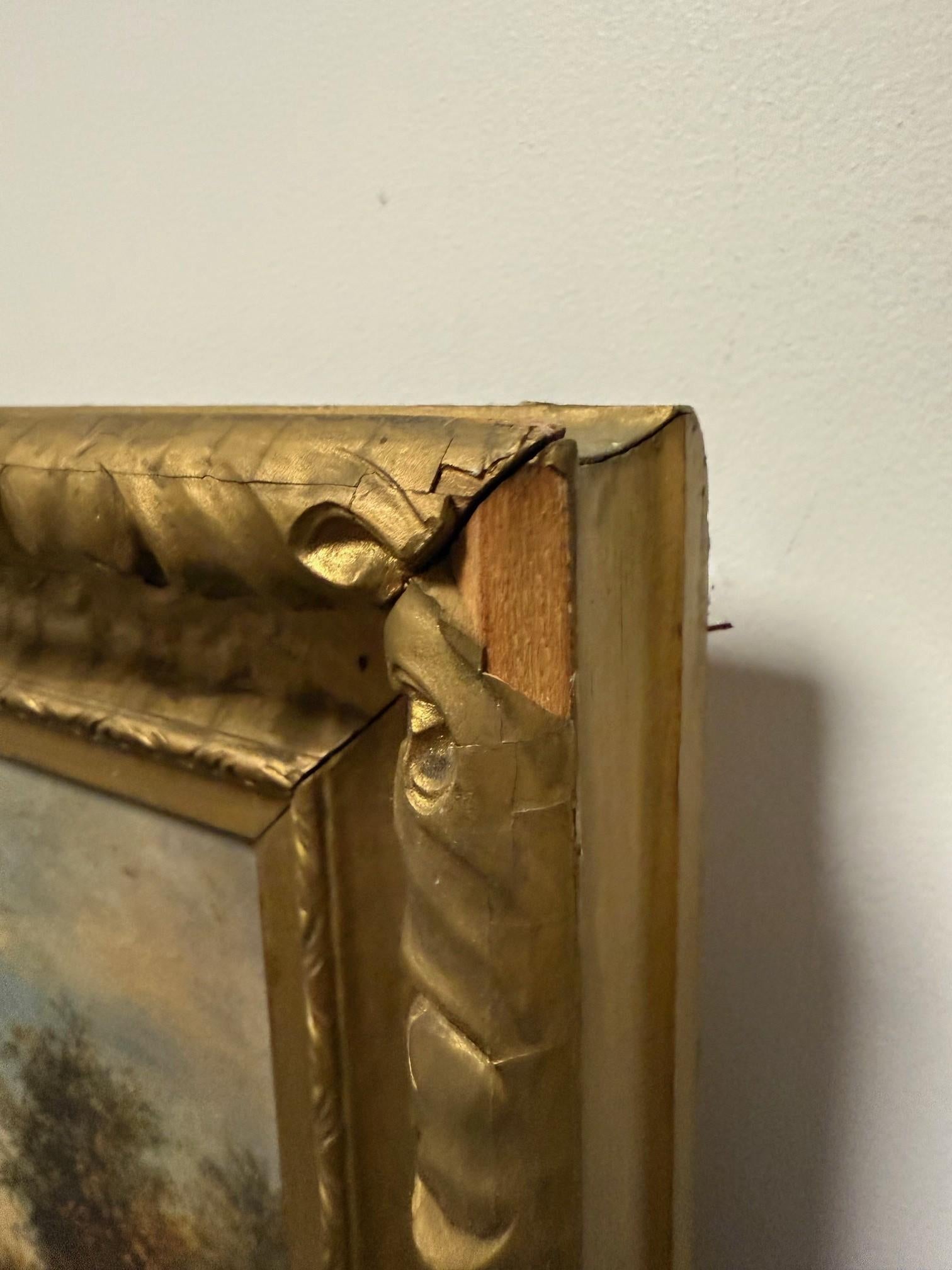 Ende des 19. Jahrhunderts Landschaftsgemälde Öl auf Leinwand Signiert Jennie Young Gerahmt im Angebot 12