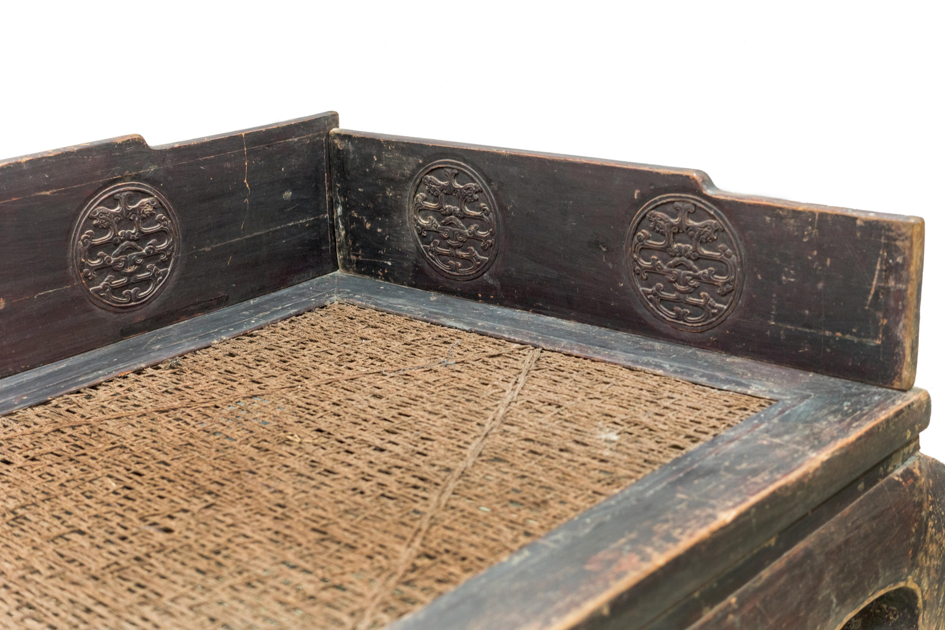 Qing Late 19th Century Large Chinese Daybed For Sale