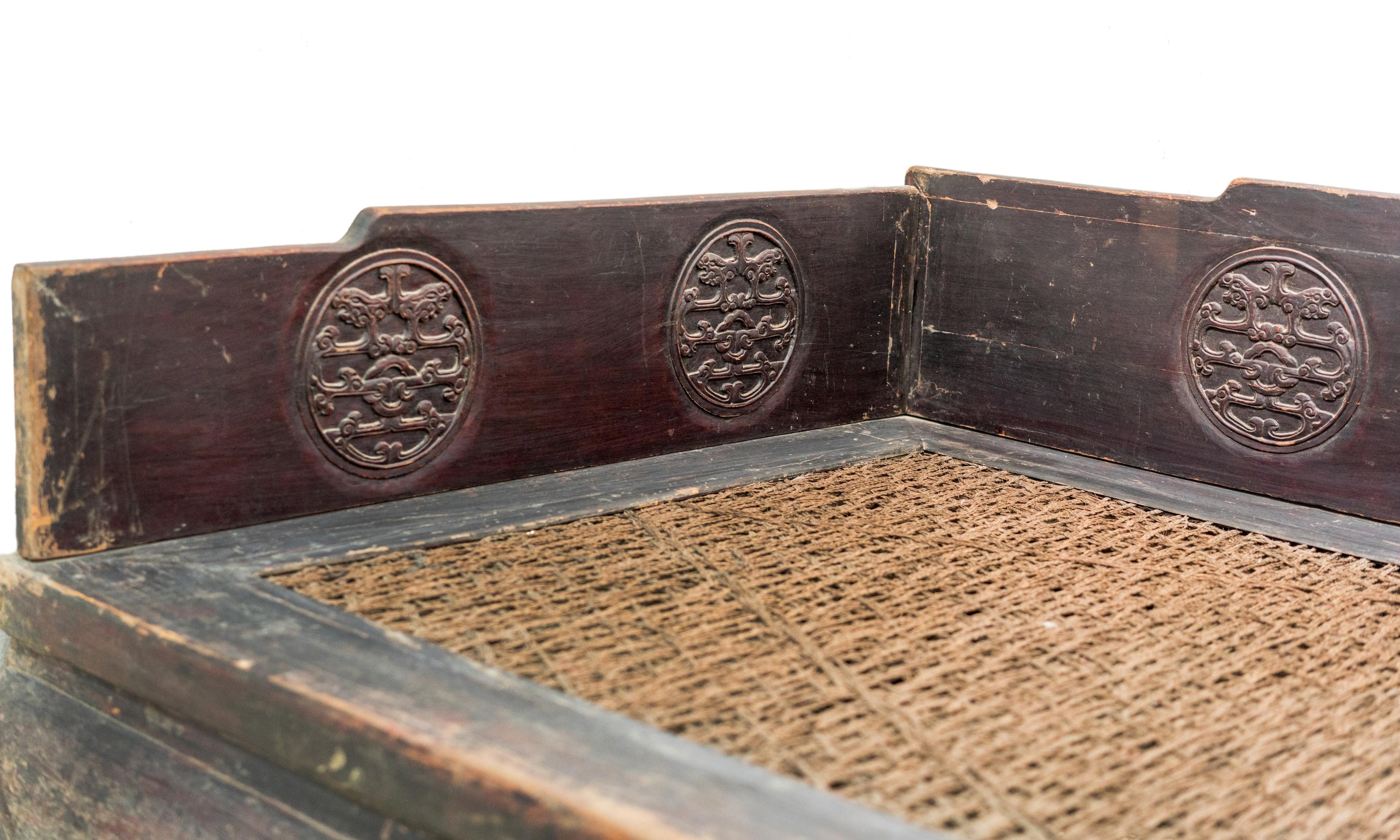 Qing Late 19th Century Large Chinese Daybed For Sale