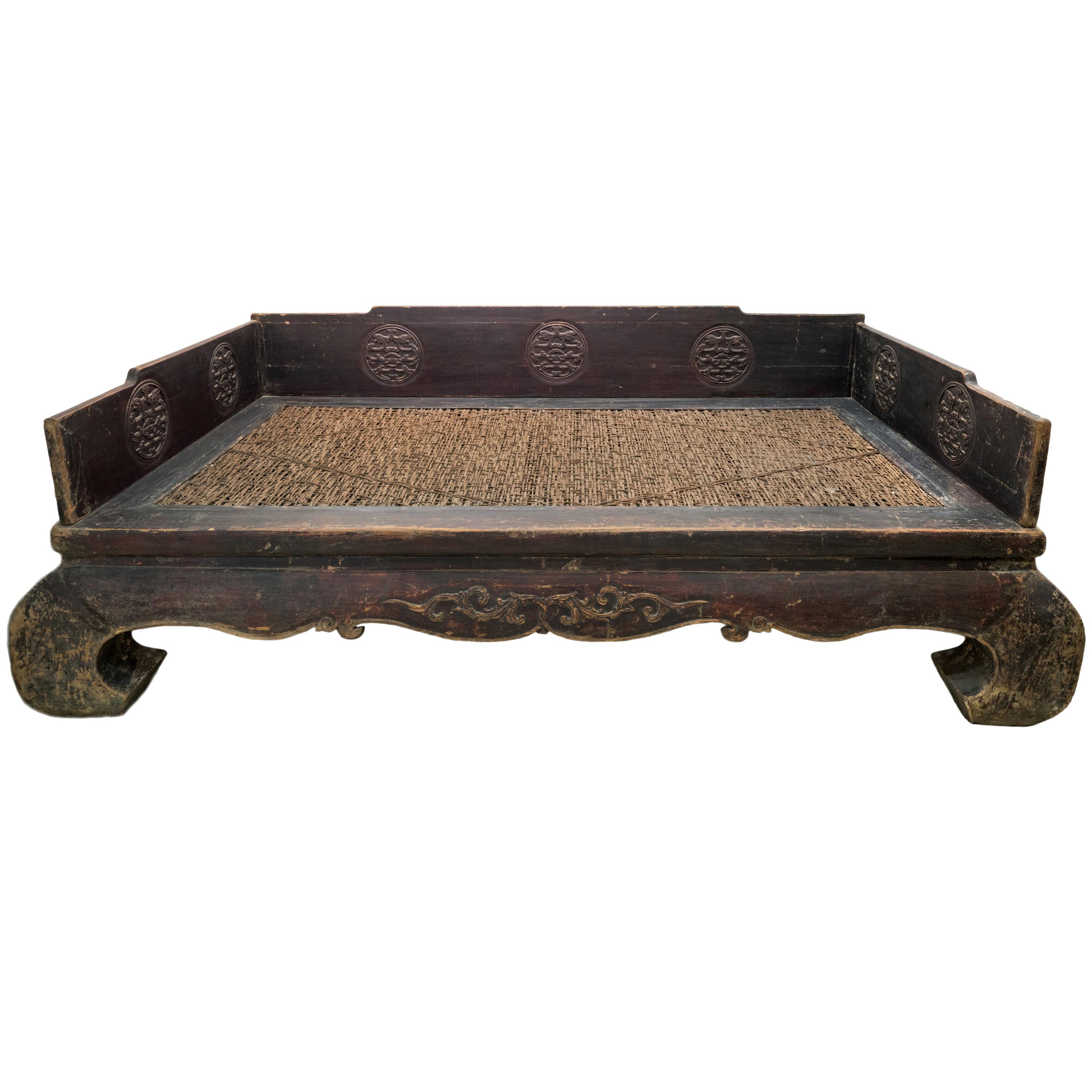 Late 19th Century Large Chinese Daybed