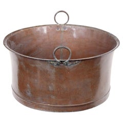 Used Late 19th Century, Large Copper Cooking Vessel