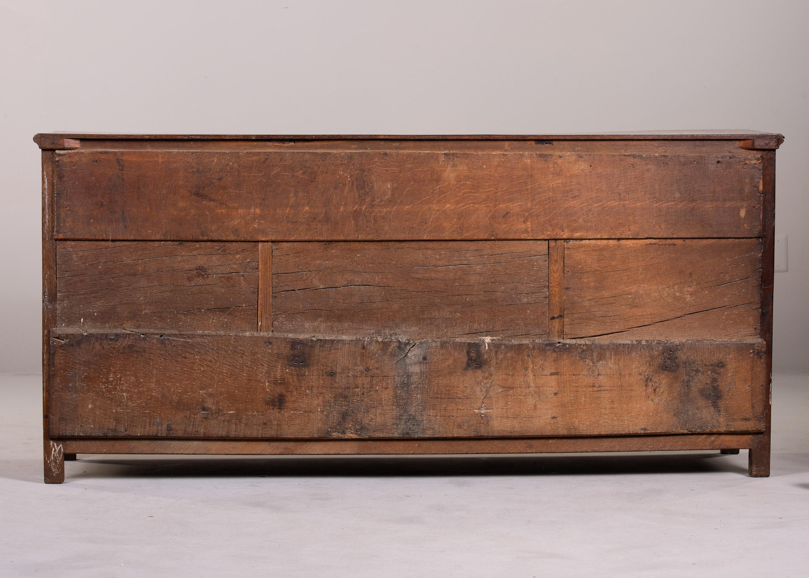 Base per cassettone in Oak della fine del XIX secolo con ferramenta originale in vendita 4