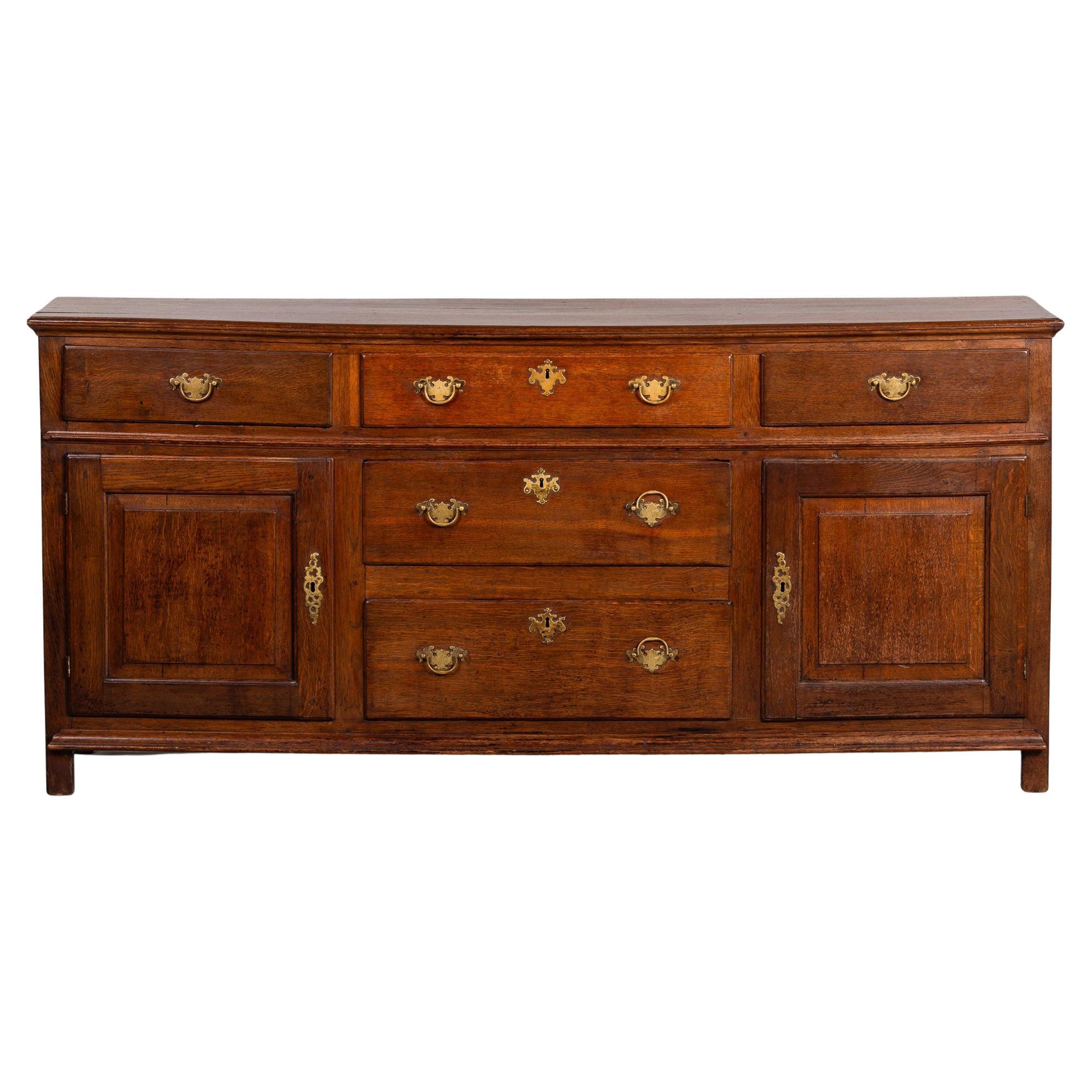 Base per cassettone in Oak della fine del XIX secolo con ferramenta originale