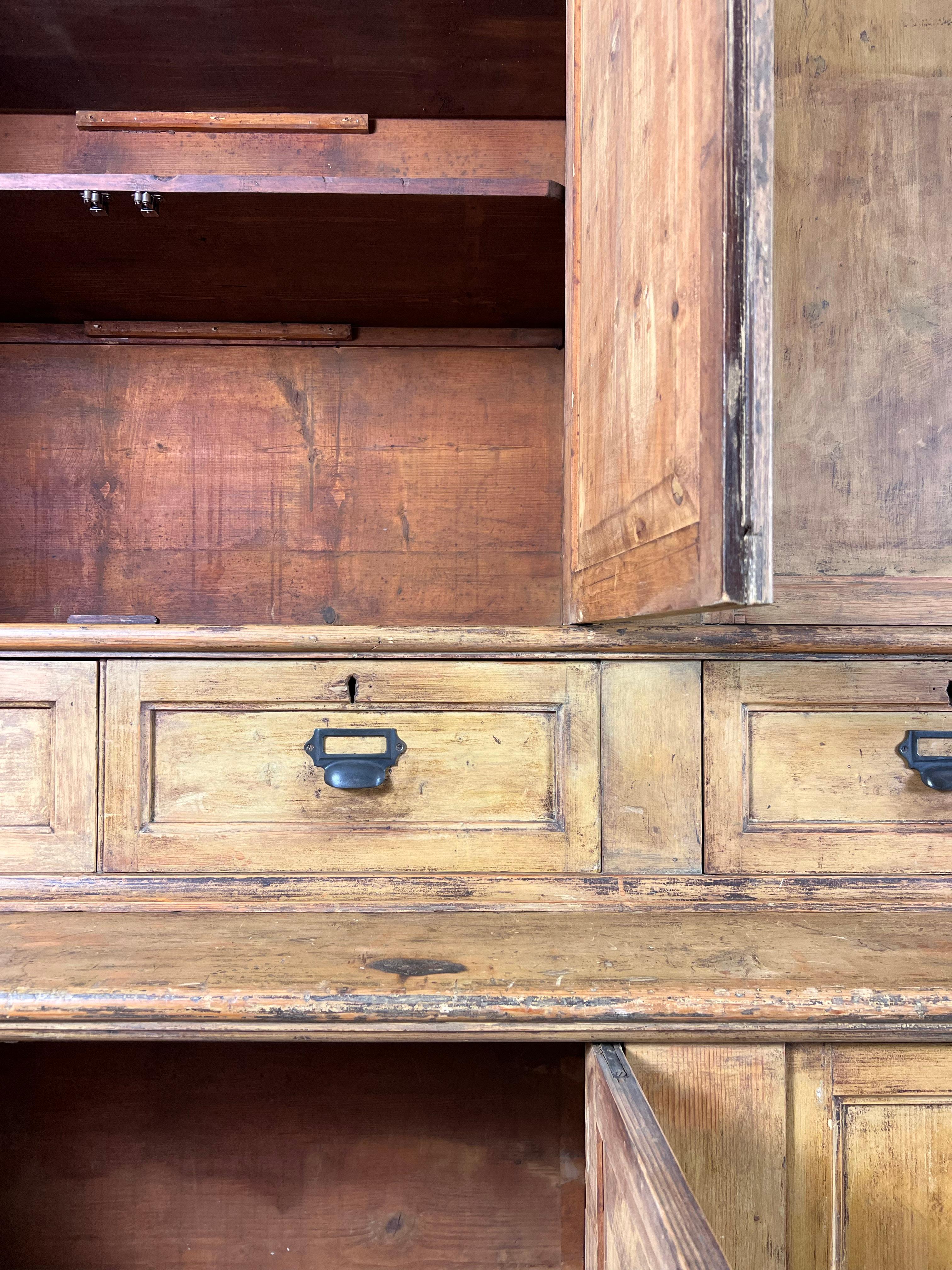 Late 19th Century Large Painted Italian Cupboard 5