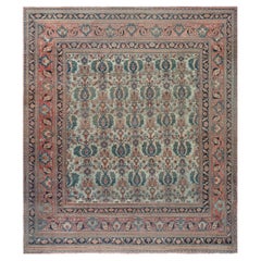 Late 19th Century Large Persian Khorassan Rug