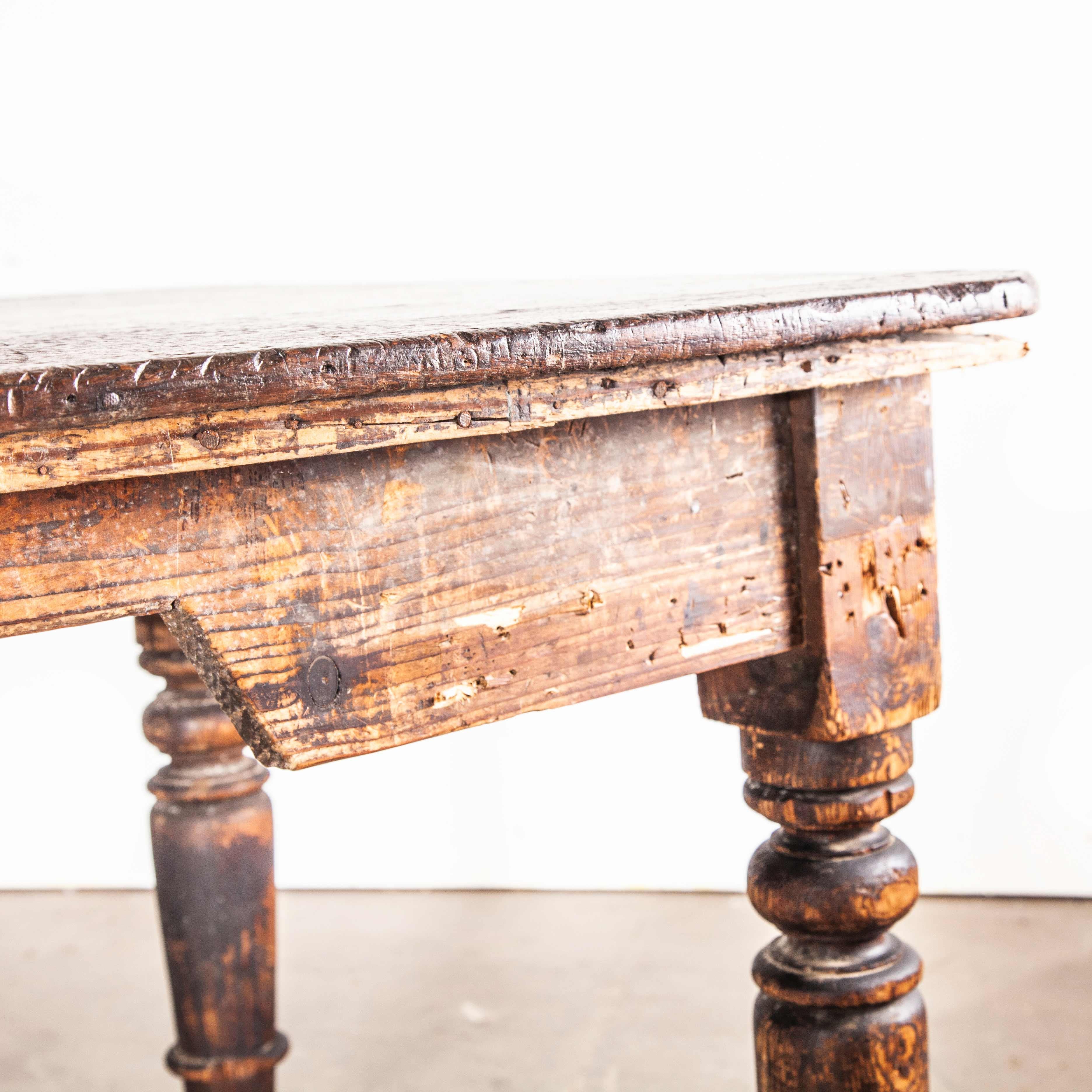 Late 19th Century Large Rectangular Ebonised Dining Table 12