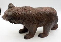 Late 19th Century Large Swiss Strolling Black Forest Bear