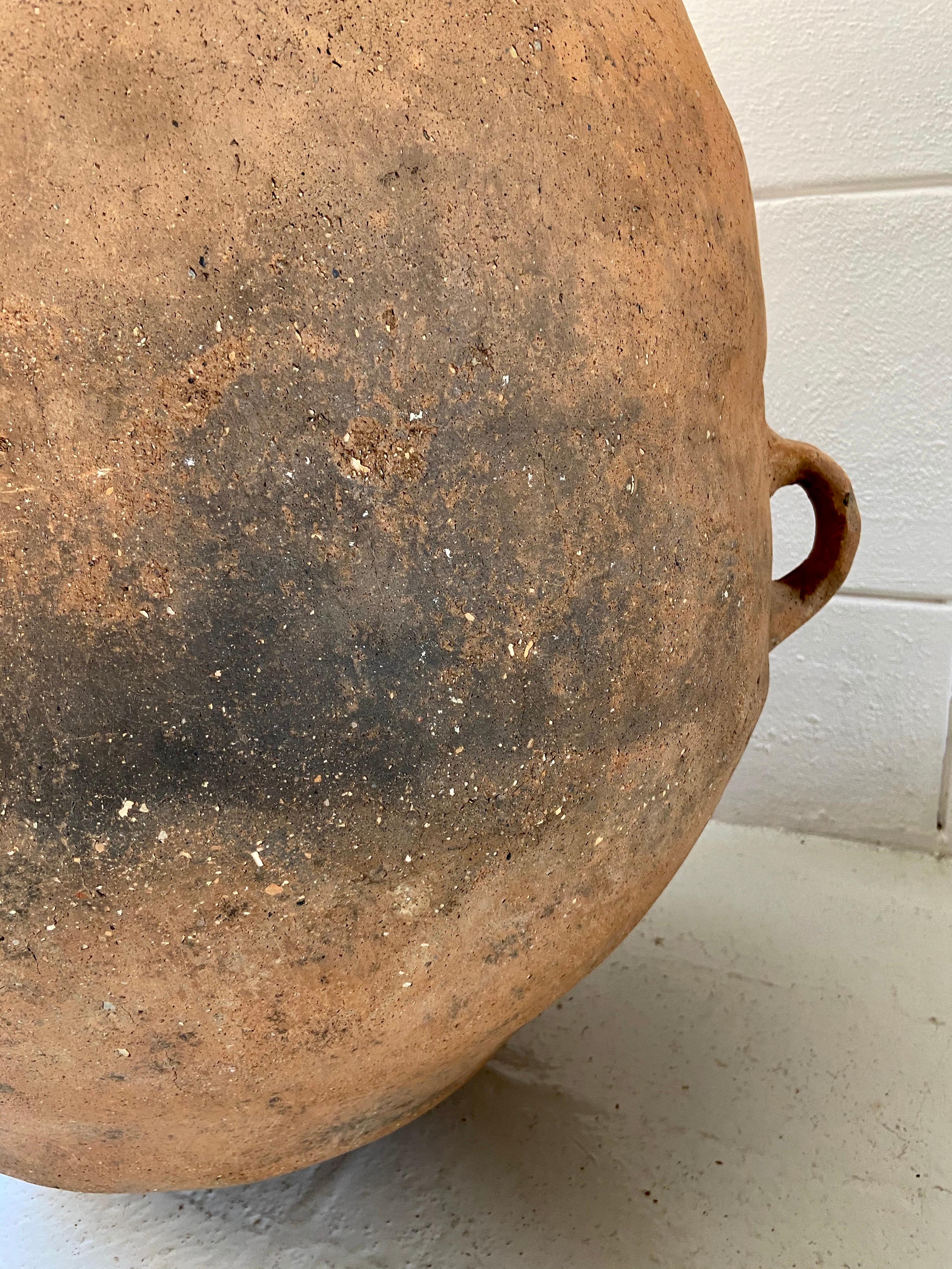 Late 19th Century Large Terracotta Pot from Mexico at 1stDibs