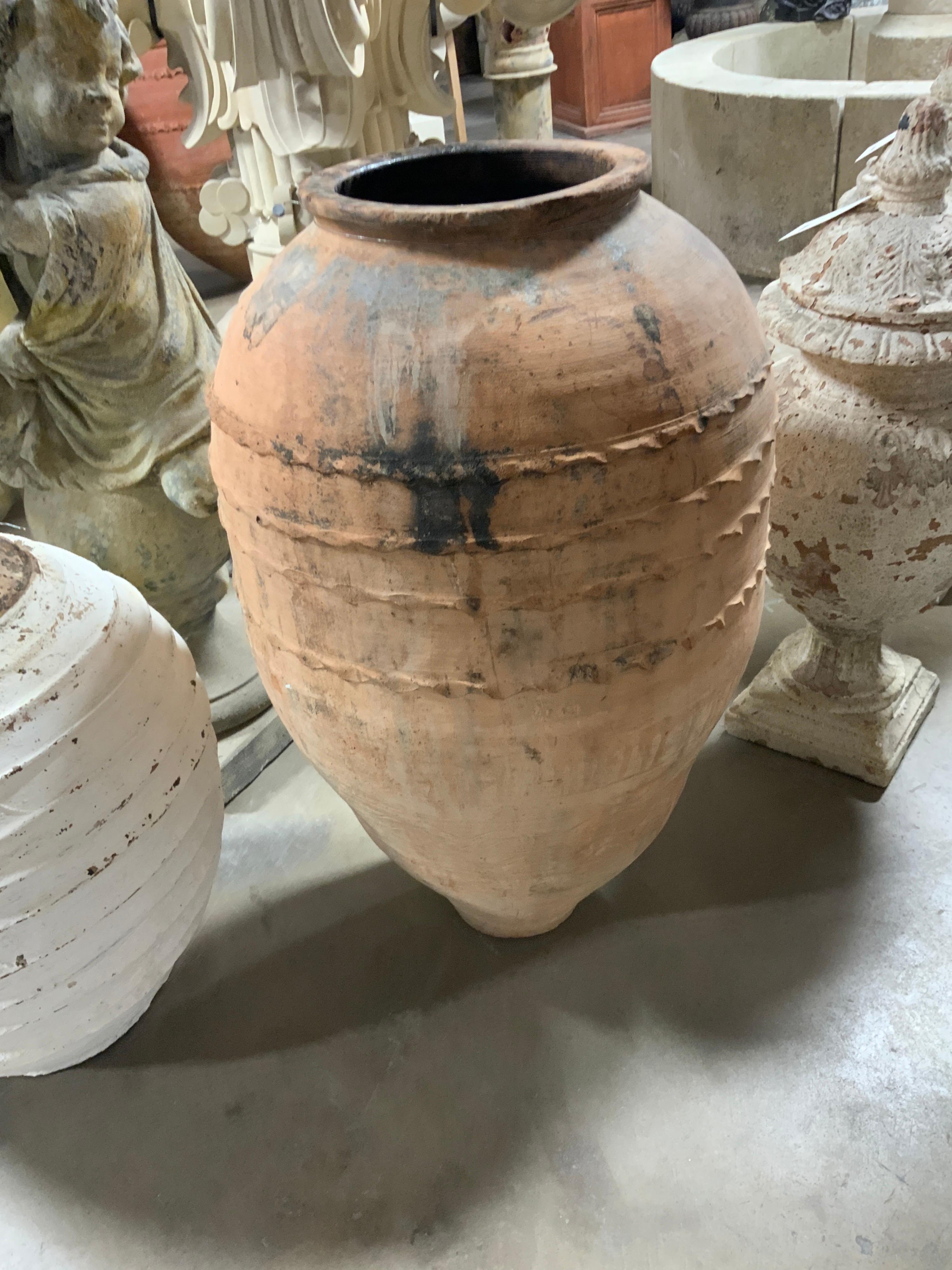 Late 19th Century Large Terracotta Vessel For Sale