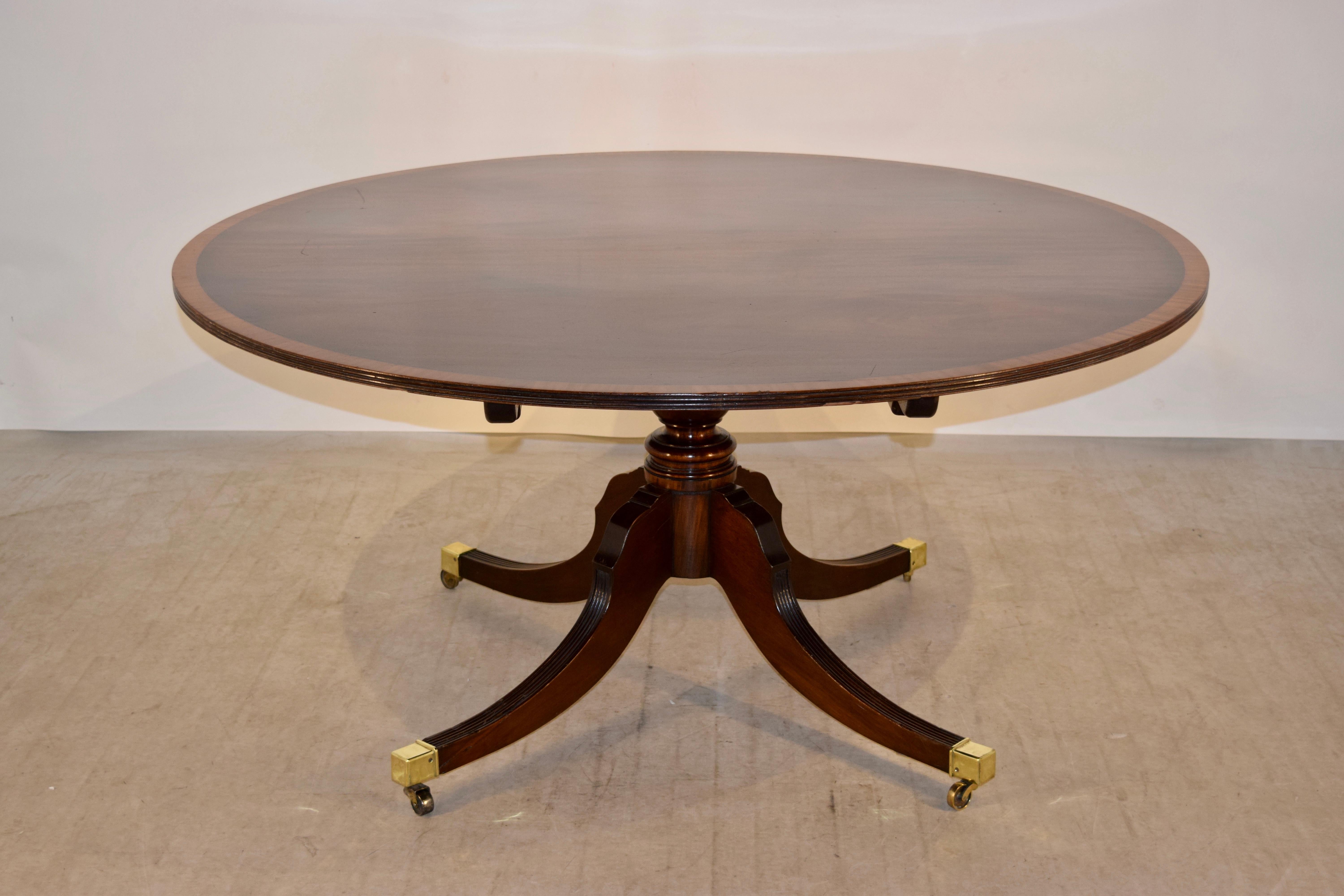 Late 19th Century Large Tilt-Top Table (Viktorianisch)