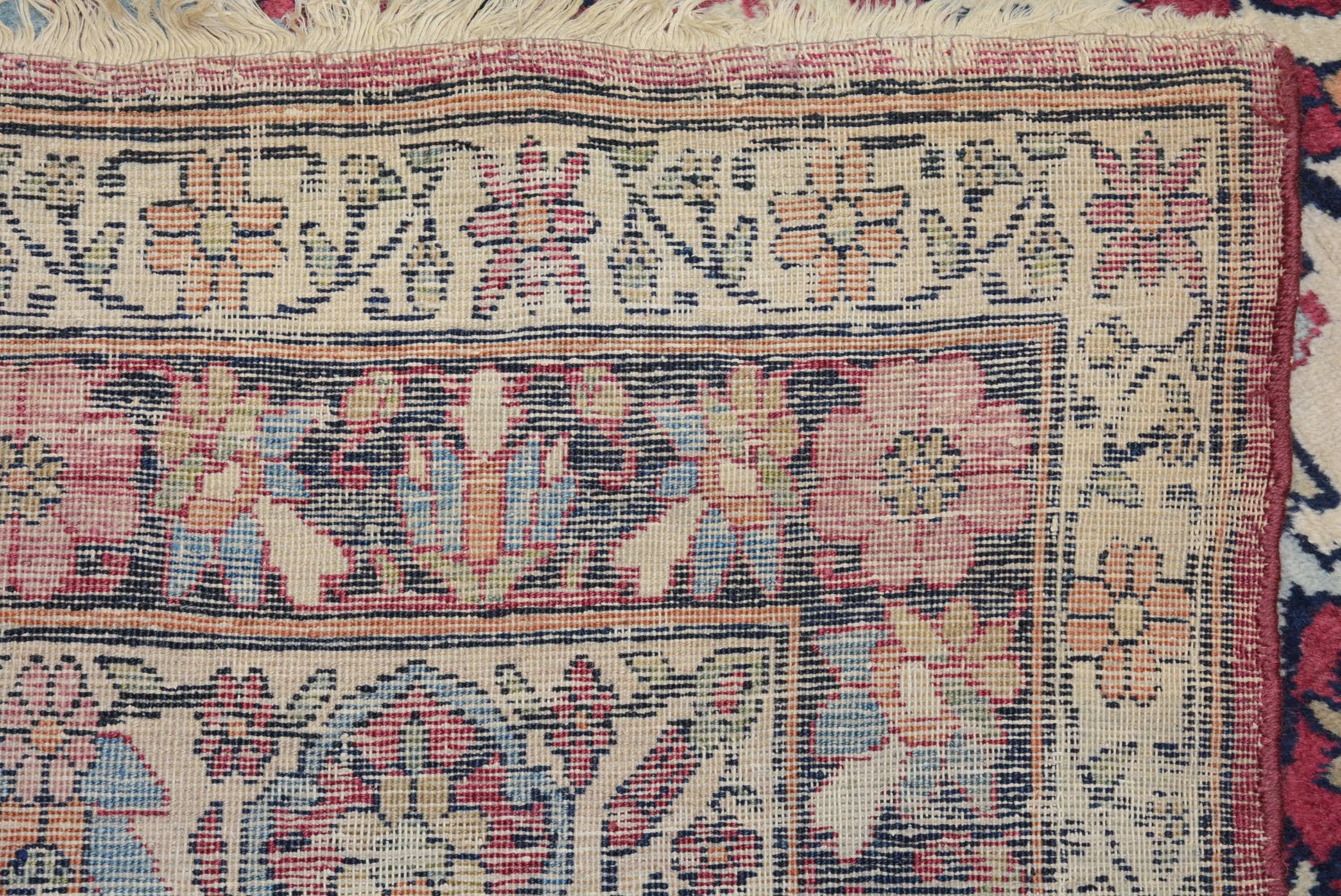 Late 19th Century Lavar Kerman Carpet For Sale 4