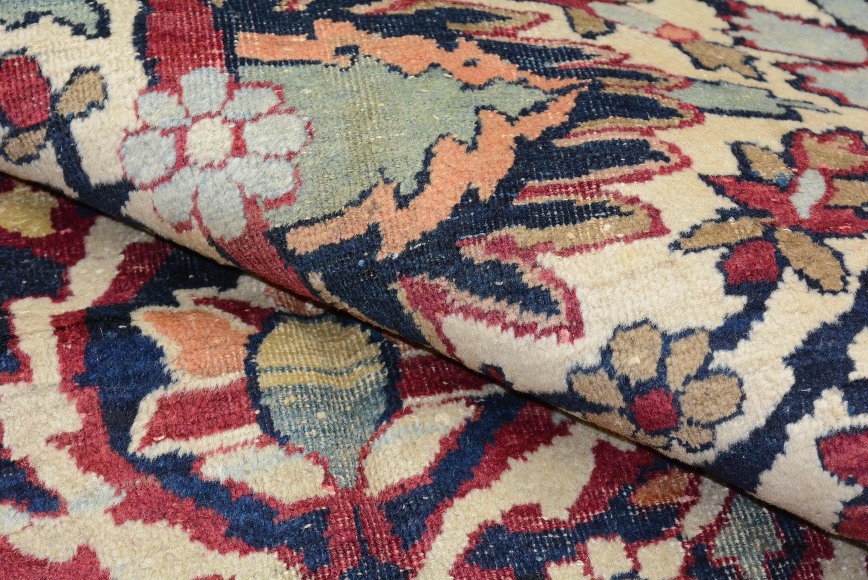 Late 19th Century Lavar Kerman Carpet For Sale 2