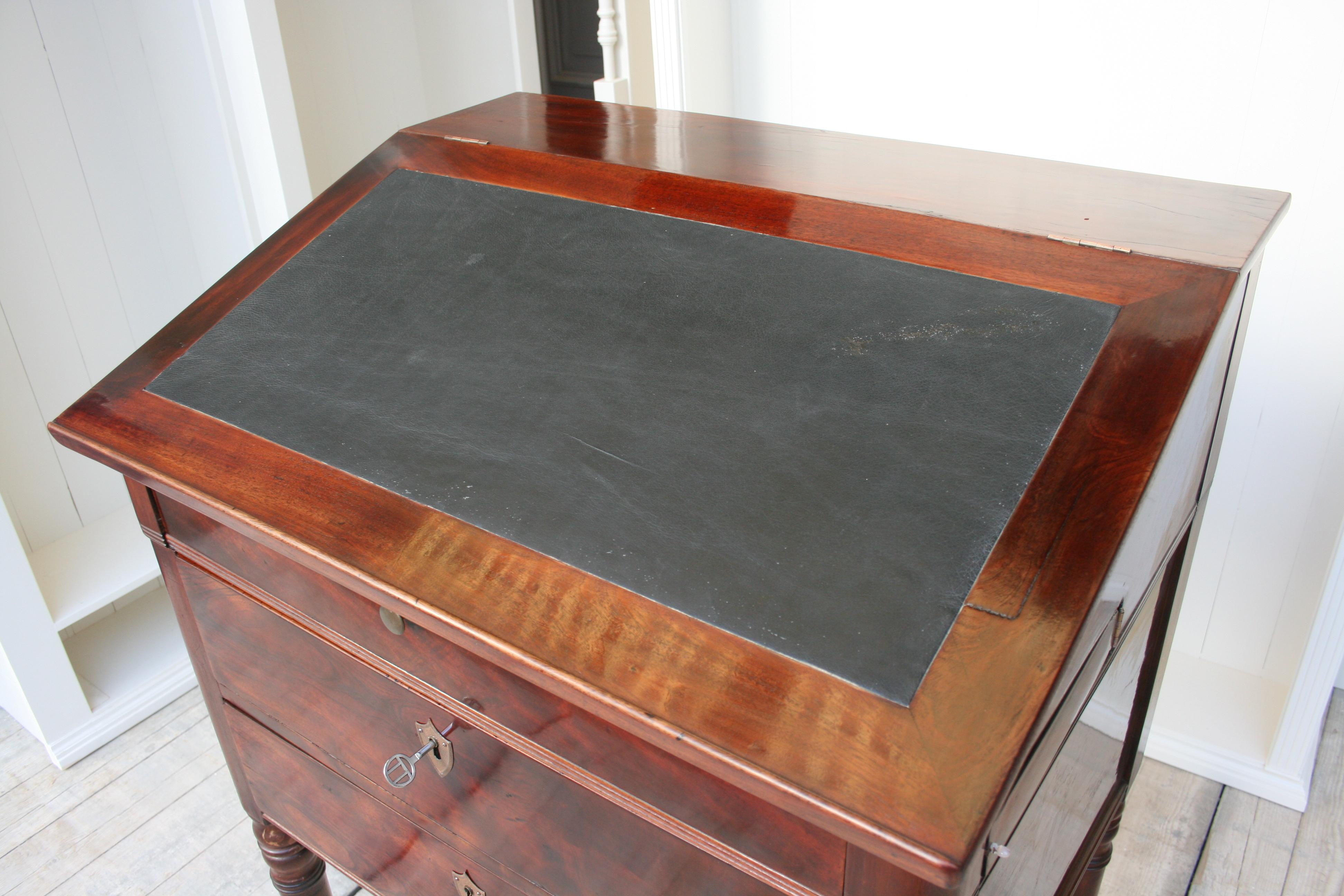 Late 19th Century Lectern / High Desk, Mahogany Shellac Polished 10
