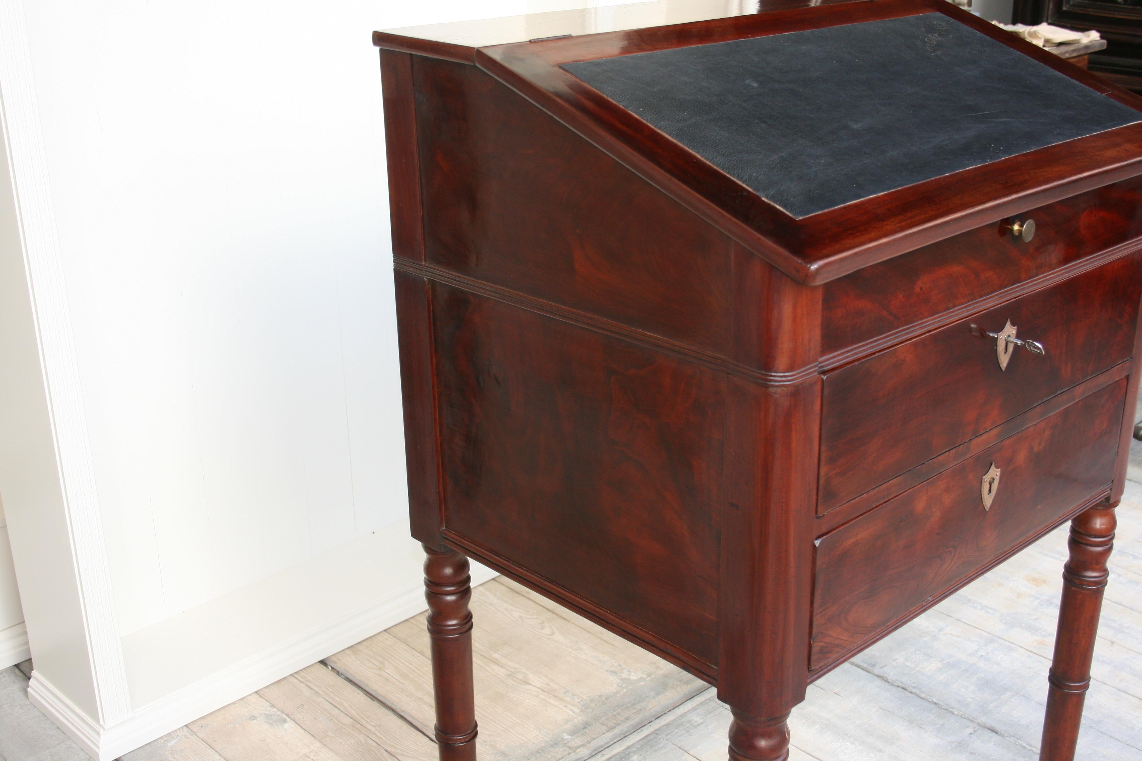 Late 19th Century Lectern / High Desk, Mahogany Shellac Polished 11