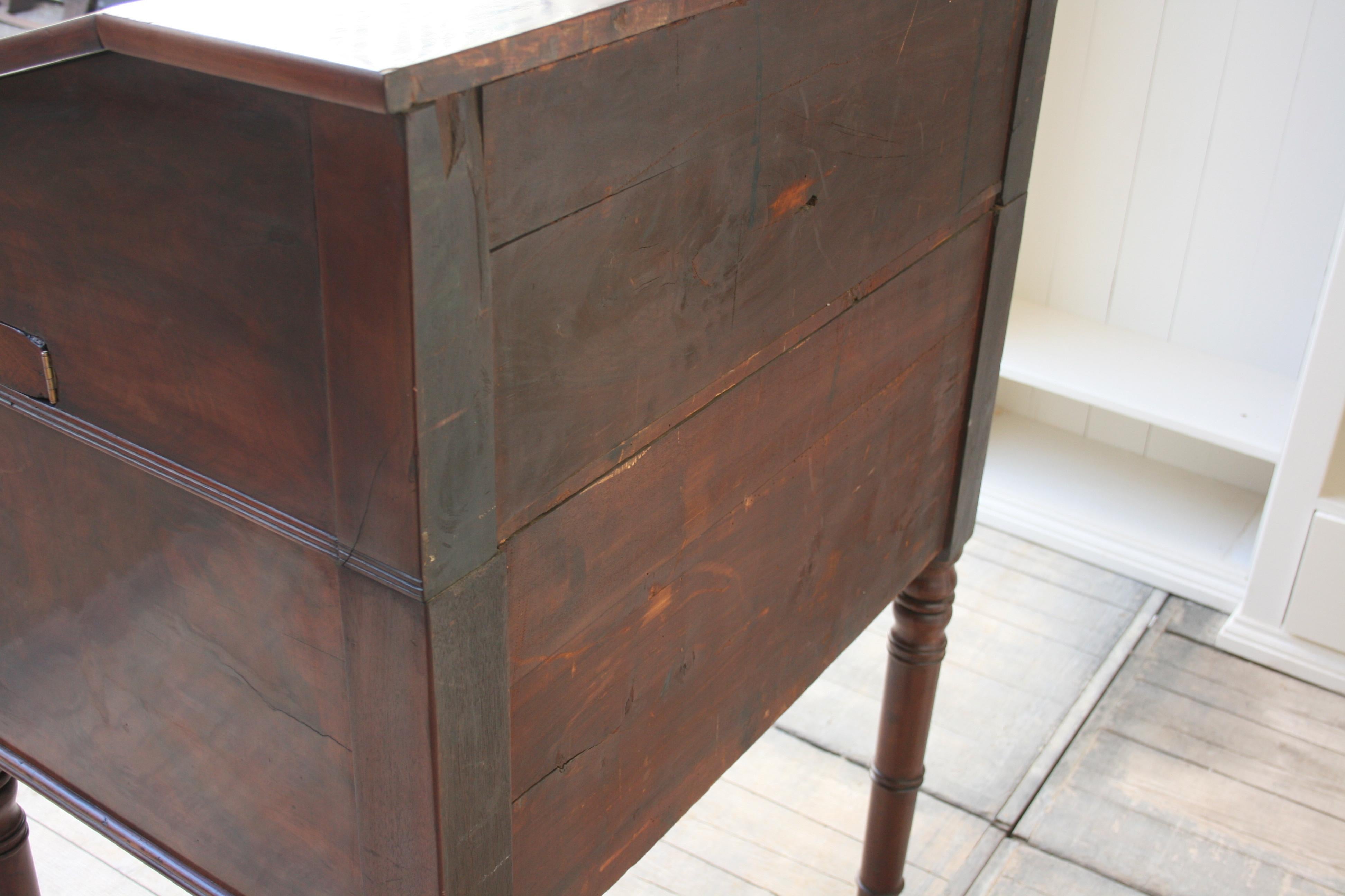 Late 19th Century Lectern / High Desk, Mahogany Shellac Polished 13