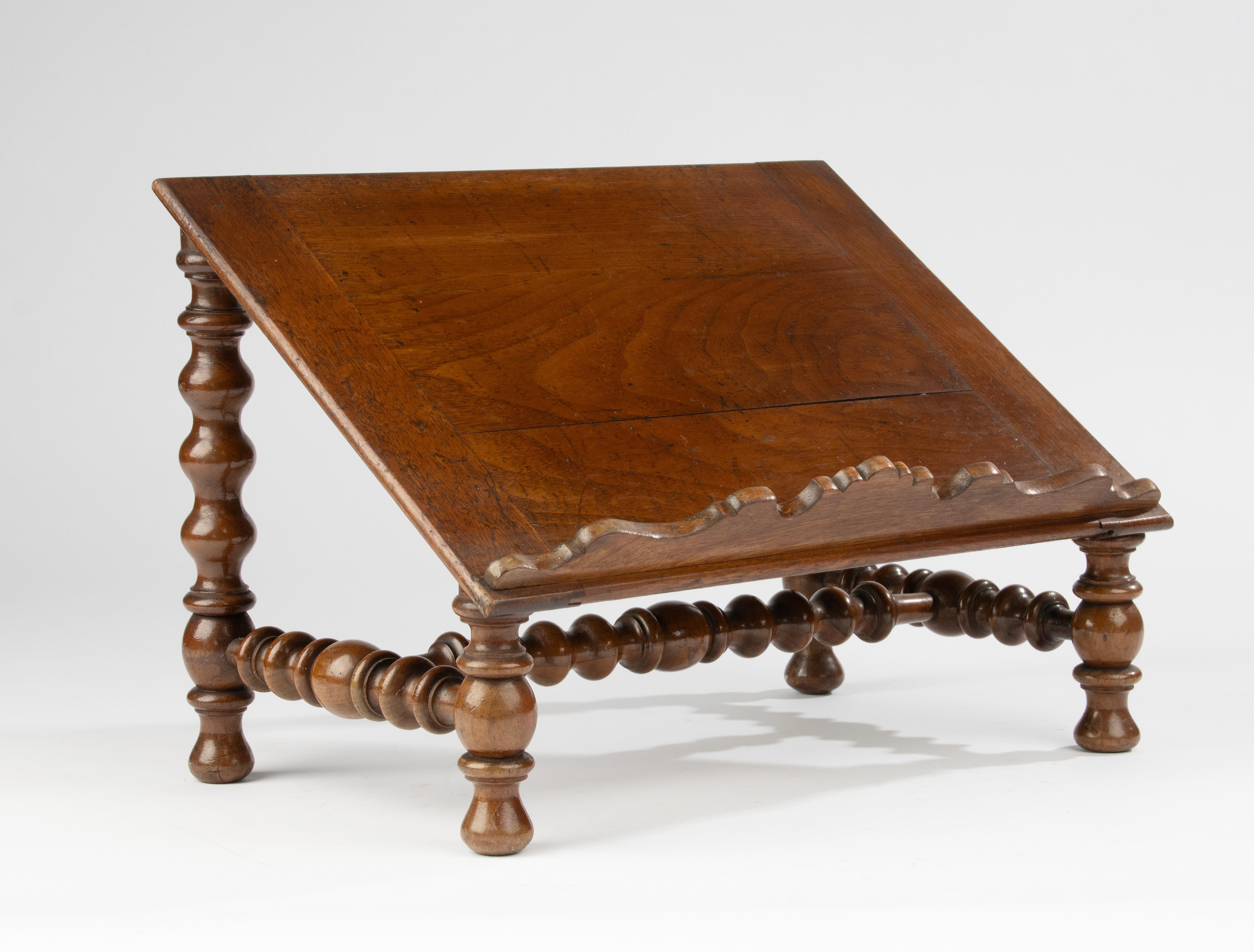 Atril de lectura de finales del siglo XIX - Madera de haya en venta 3
