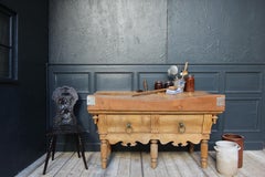Table de boucherie Louis Philippe de la fin du XIXe siècle