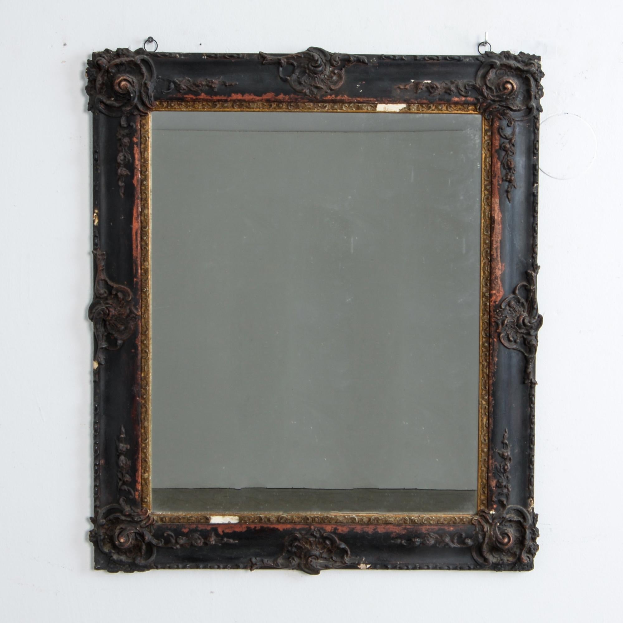 French 19th Century Baroque Style Wall Mirror