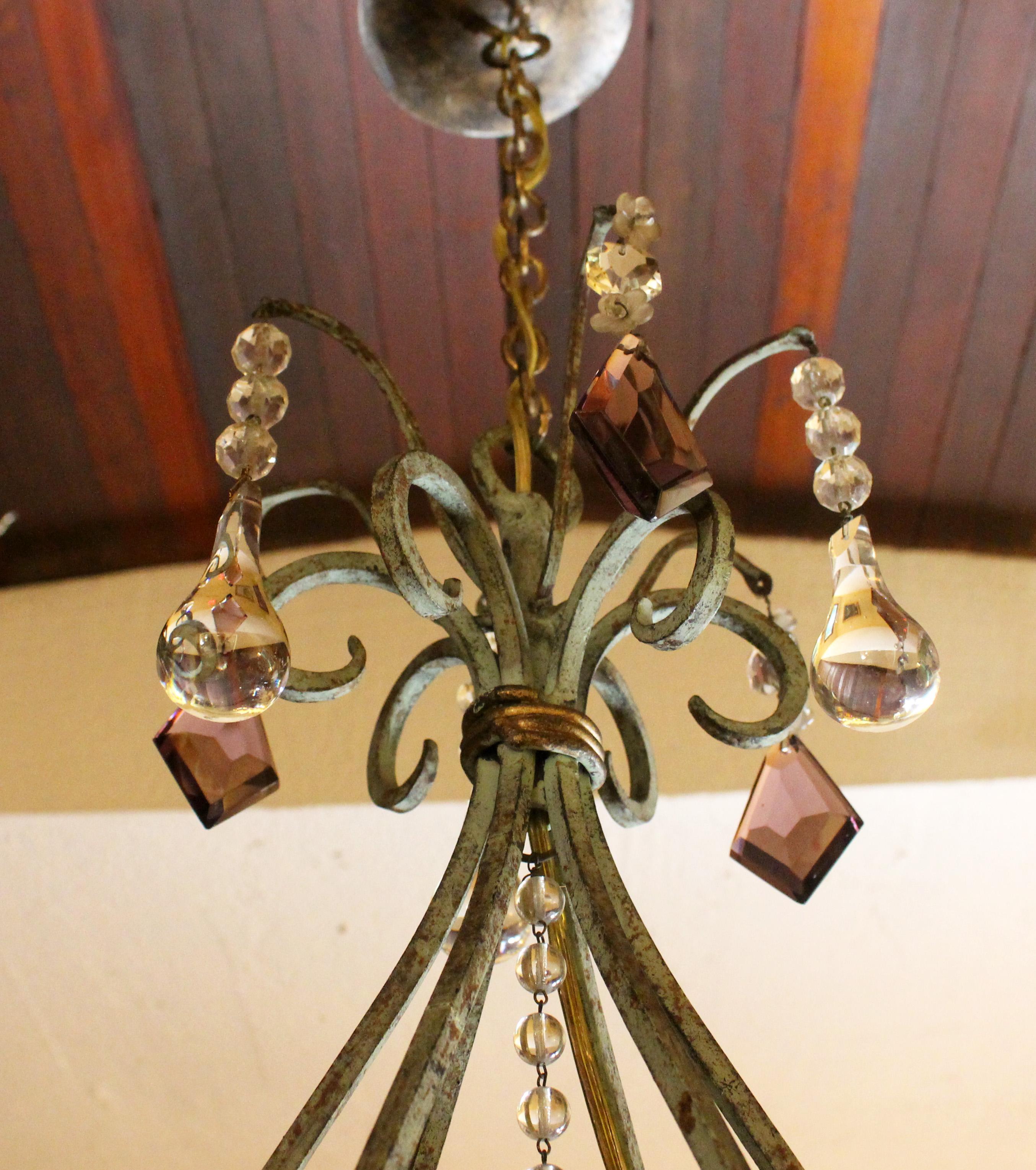 Late 19th Century Louis XV Style Chandelier In Good Condition For Sale In Chapel Hill, NC