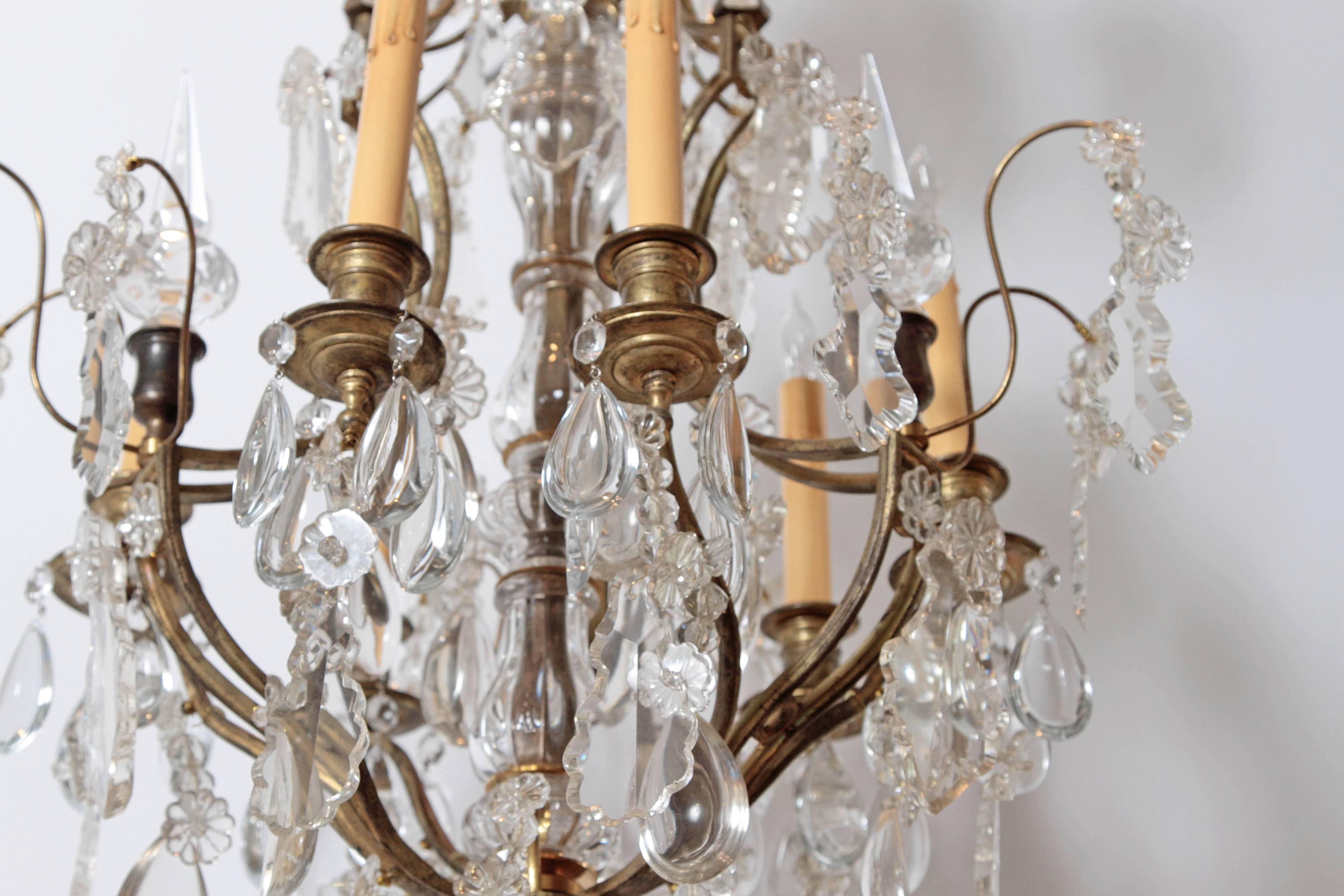 Late 19th Century Louis XV Style Crystal Chandelier 5