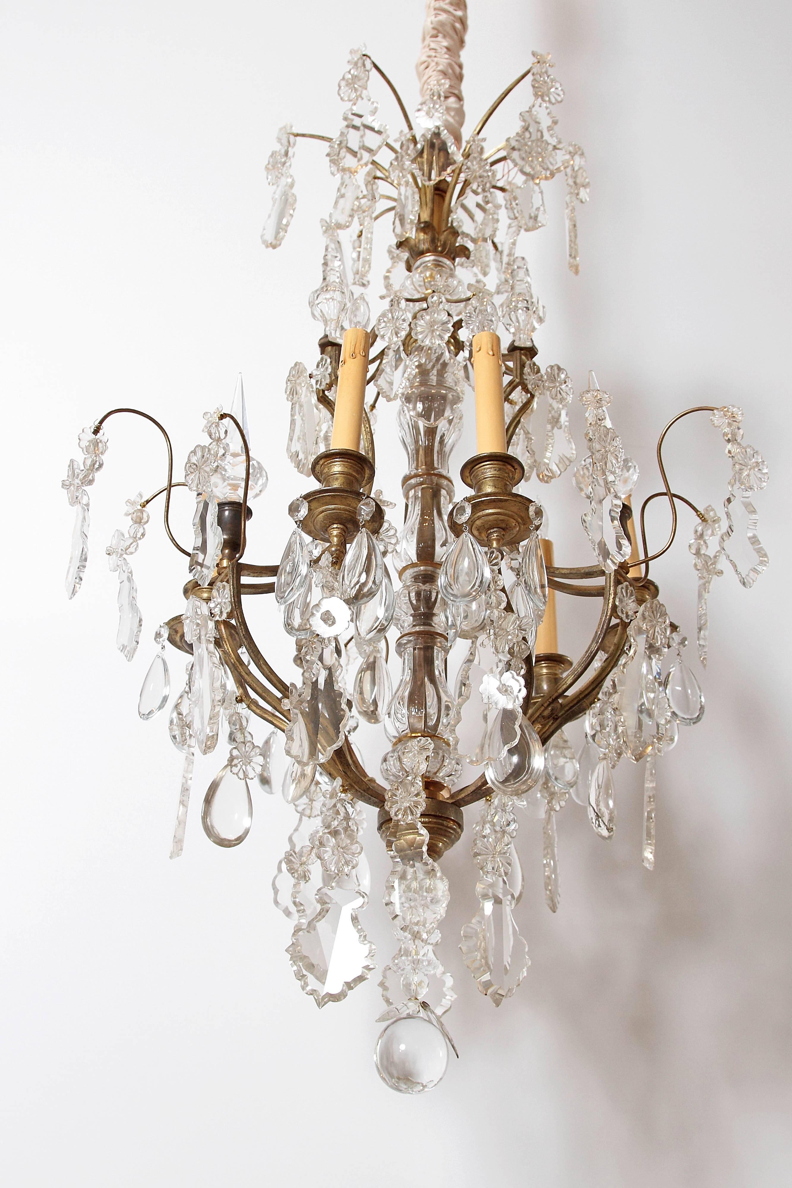 Late 19th Century Louis XV Style Crystal Chandelier 6