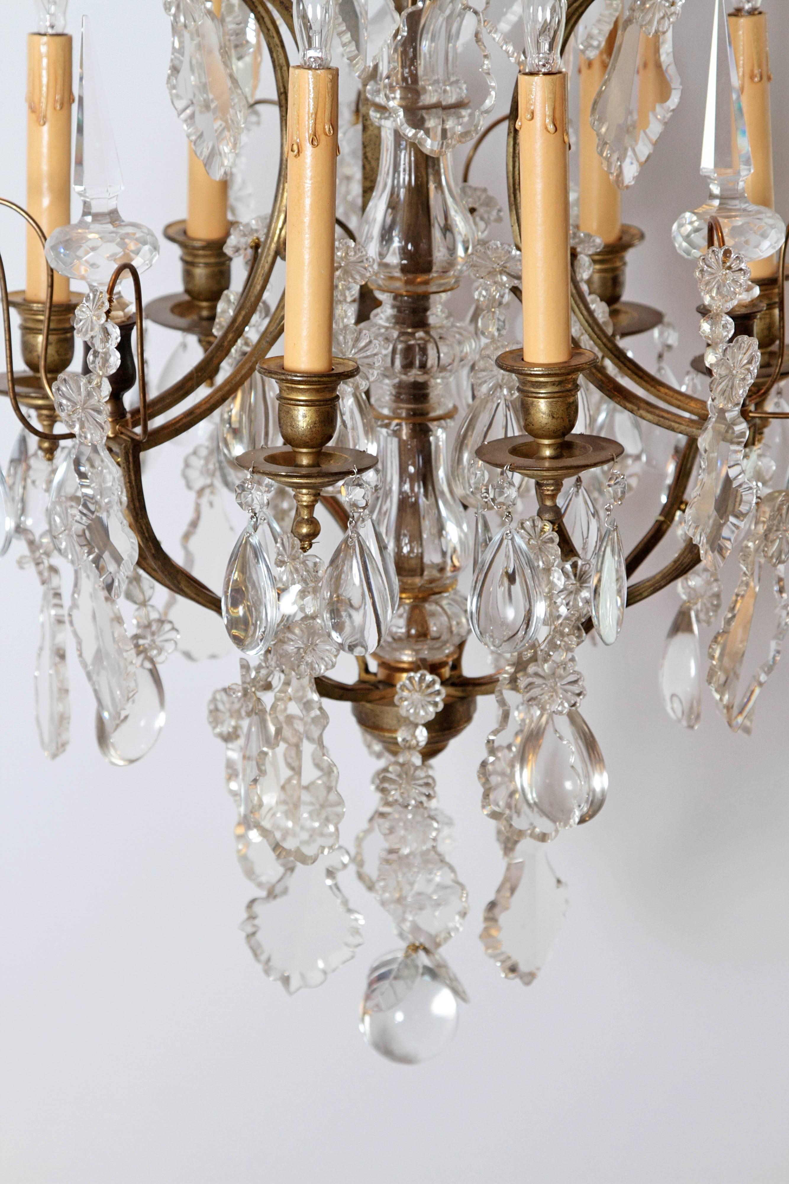 Late 19th Century Louis XV Style Crystal Chandelier 2
