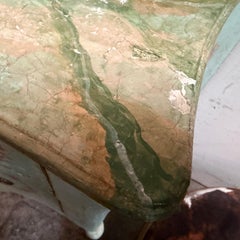 Late 19th Century Louis XV Style Lacquered Wood Italian Chest of Drawers