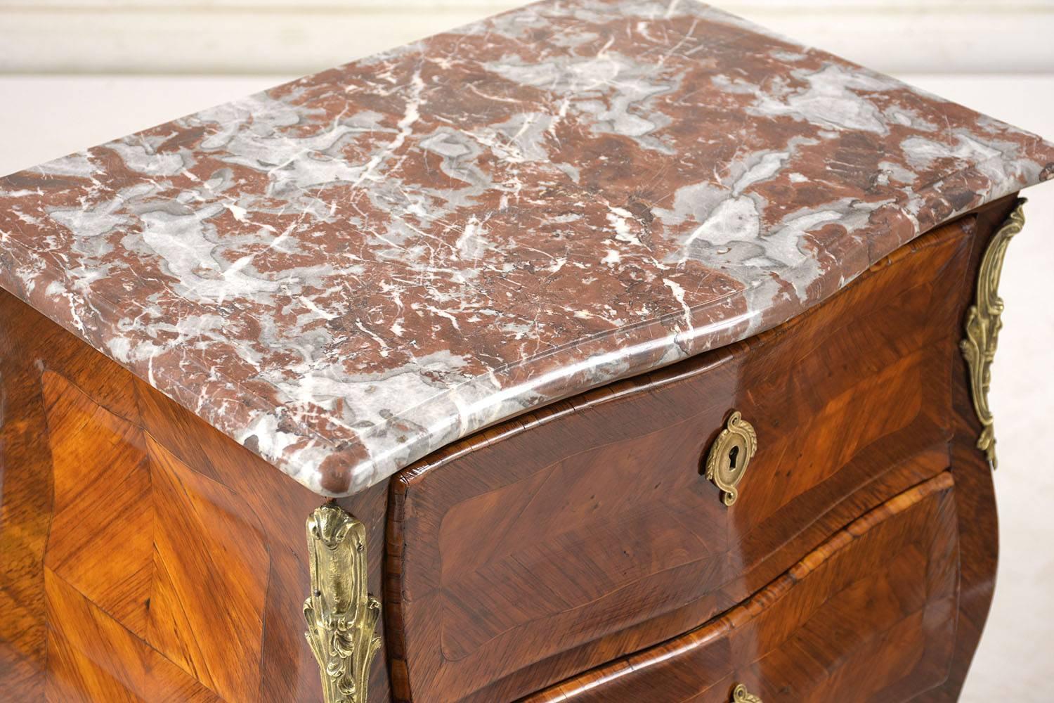 19th Century Louis XV Bombe Commode In Good Condition In Los Angeles, CA