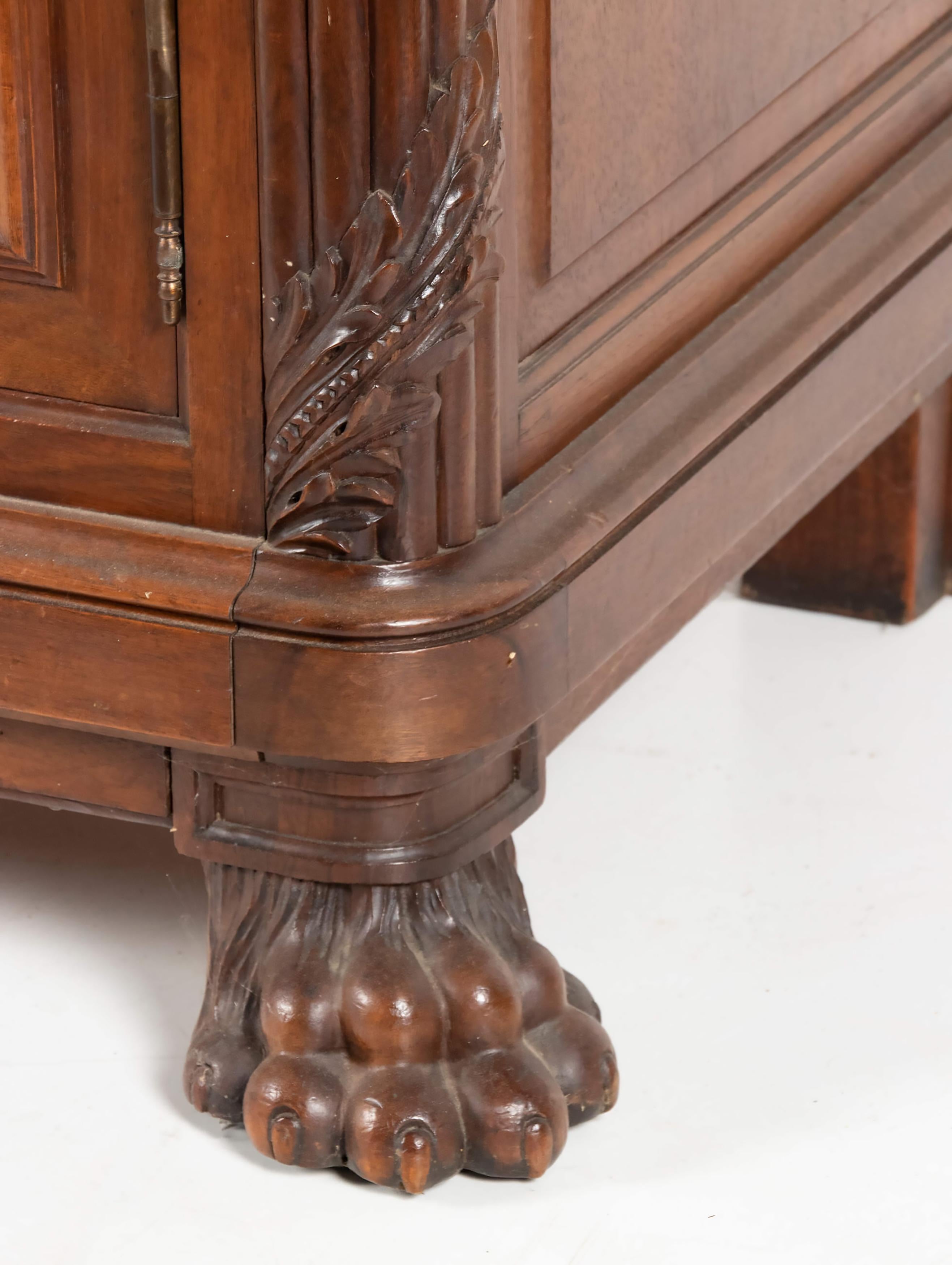 Late 19th Century Louis XVI Carved Walnut 