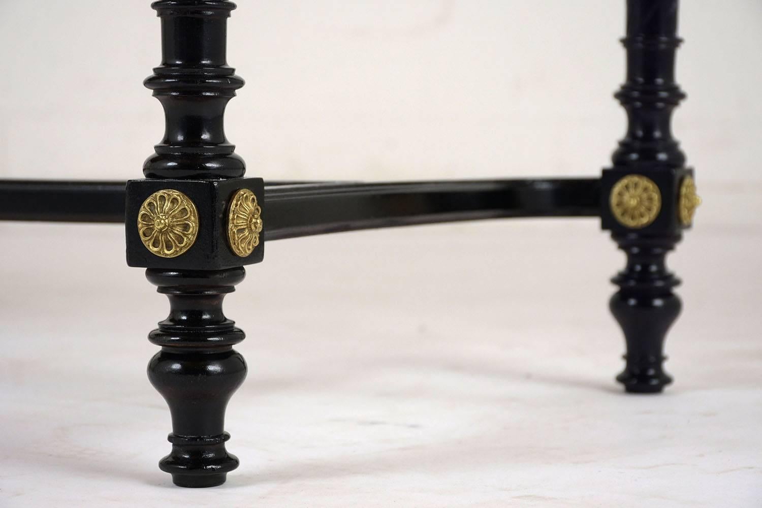 19th Century Louis XVI Style Marble Console Table 11