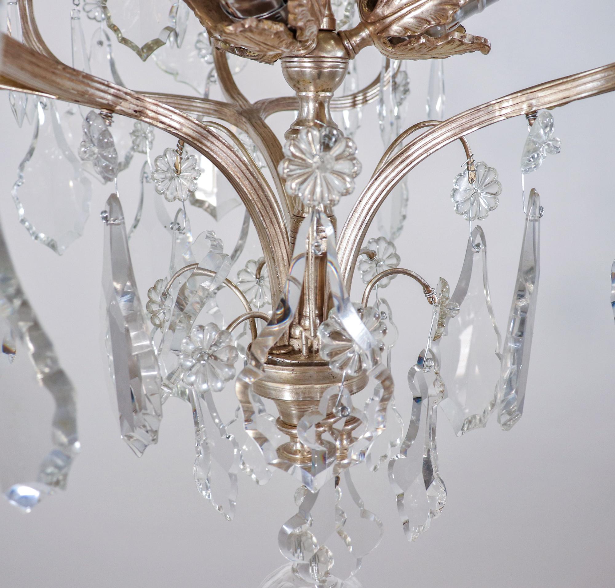 Araña de finales del siglo XIX Renacimiento Luis XVI de la Troisième République en venta 8