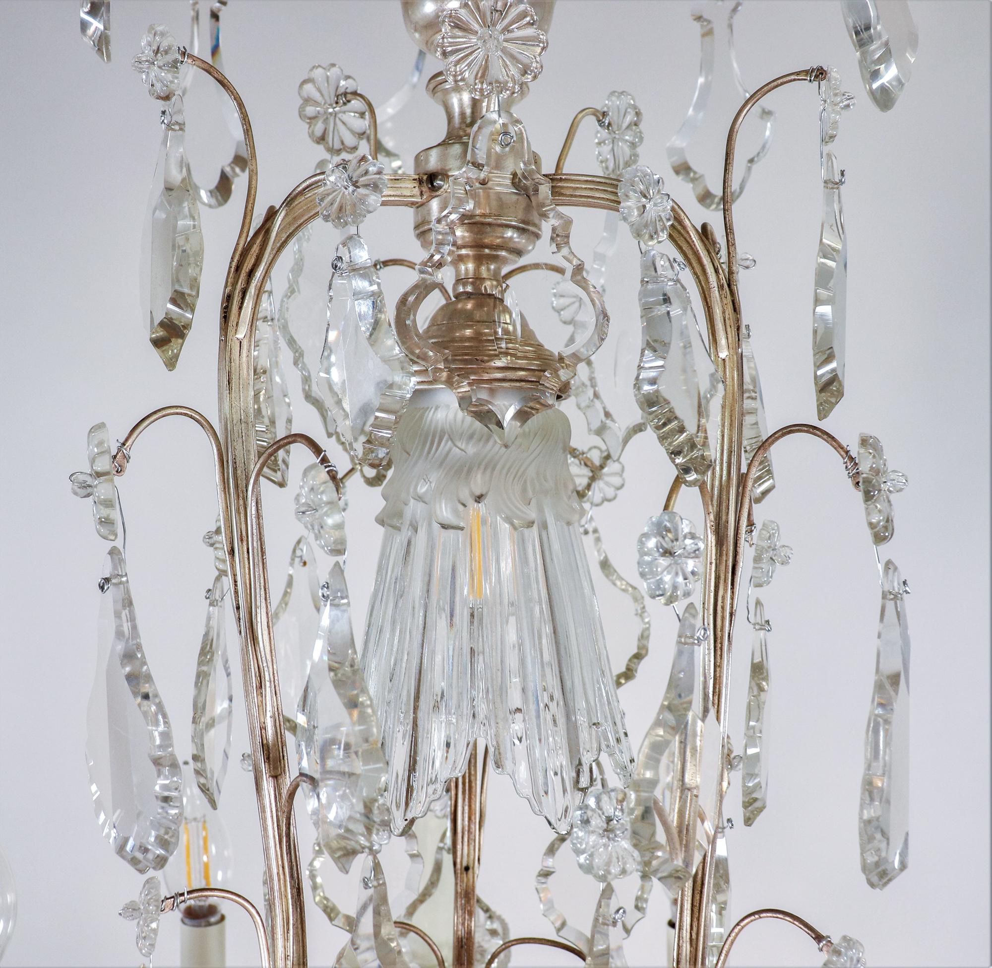 Araña de finales del siglo XIX Renacimiento Luis XVI de la Troisième République en venta 13