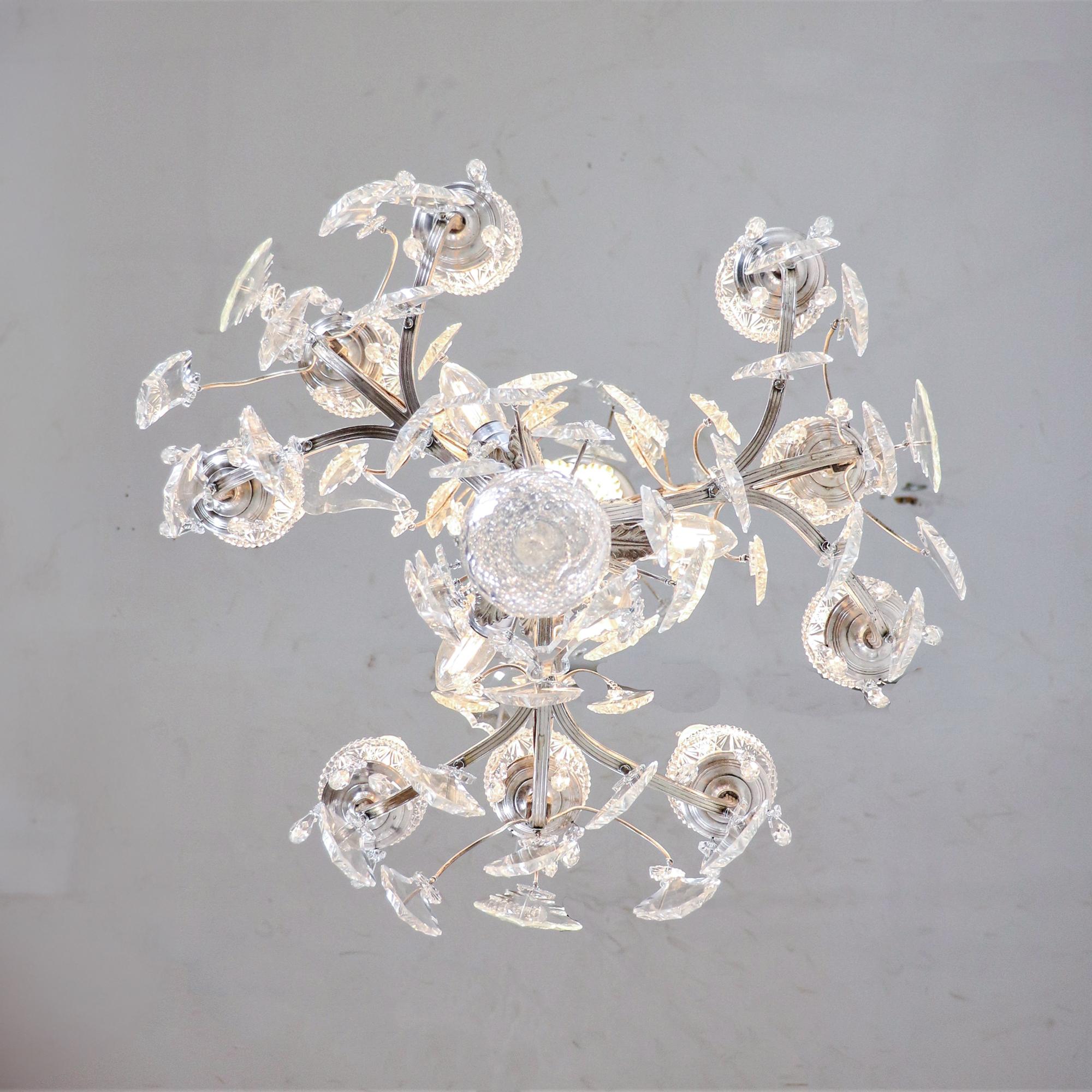 Araña de finales del siglo XIX Renacimiento Luis XVI de la Troisième République en Bueno estado para la venta en Chicago, IL