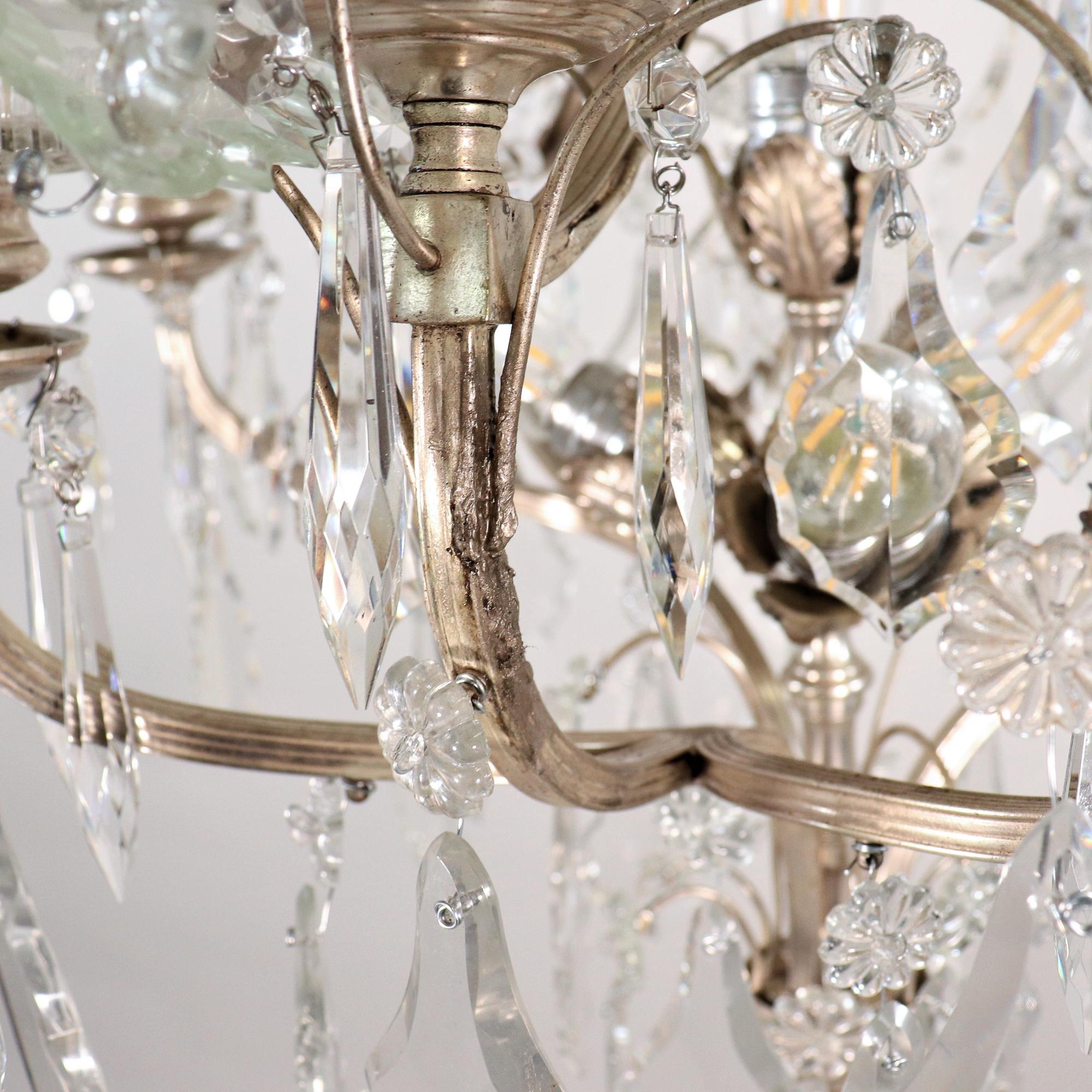 Araña de finales del siglo XIX Renacimiento Luis XVI de la Troisième République en venta 2