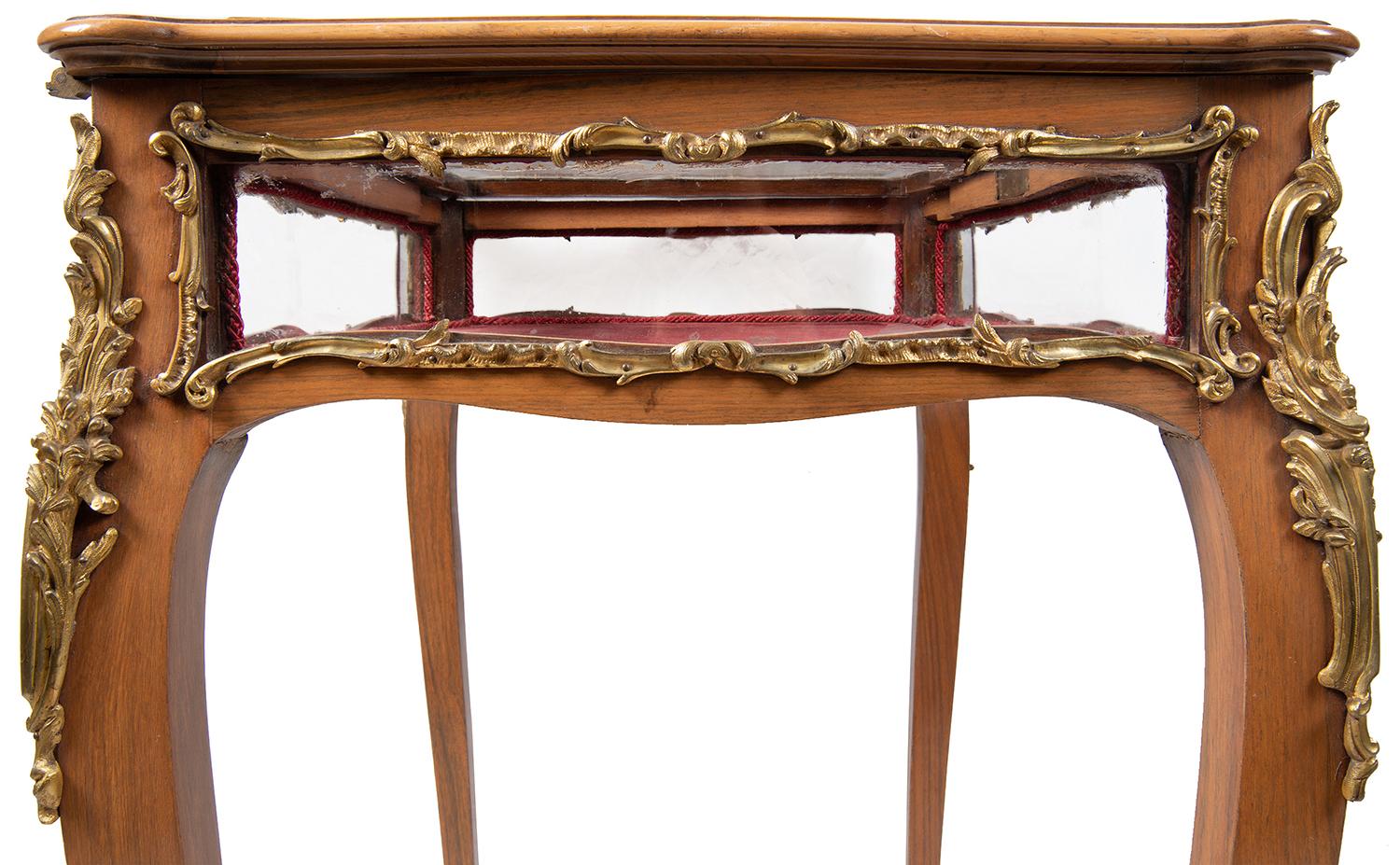 Ormolu Late 19th Century Louis XVI Style Bijouterie / Display Table
