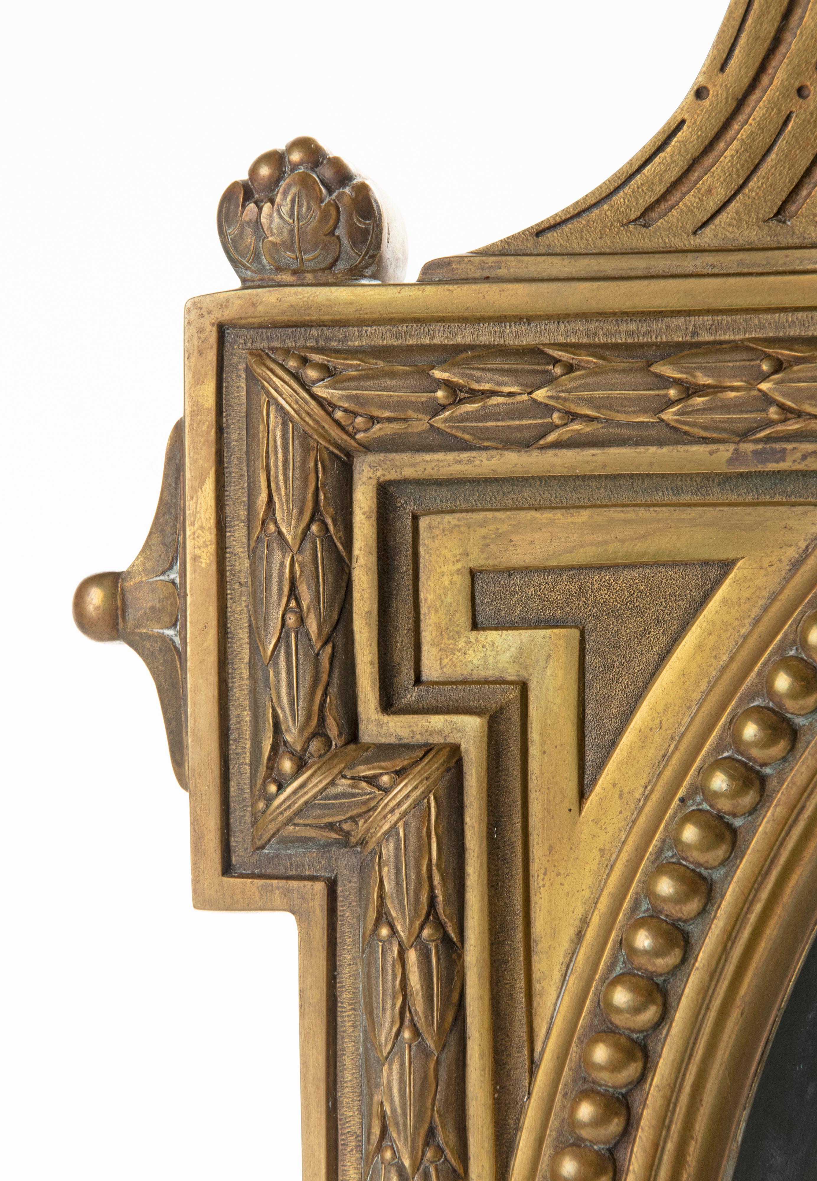Late 19th Century Louis XVI Style Bronze Table Mirror 4