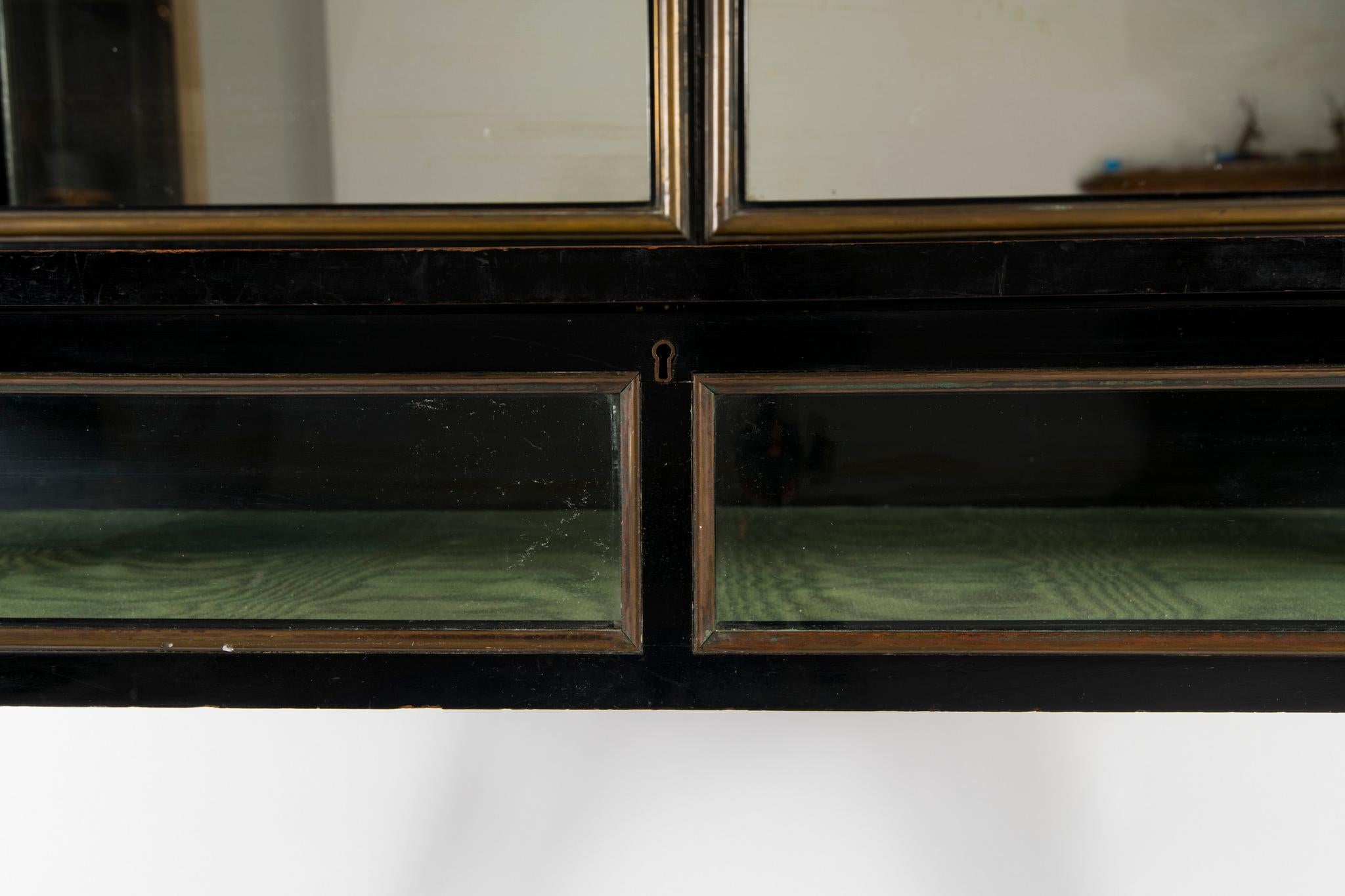 Late 19th Century Louis XVI Style Ebonized Display Cabinet 2