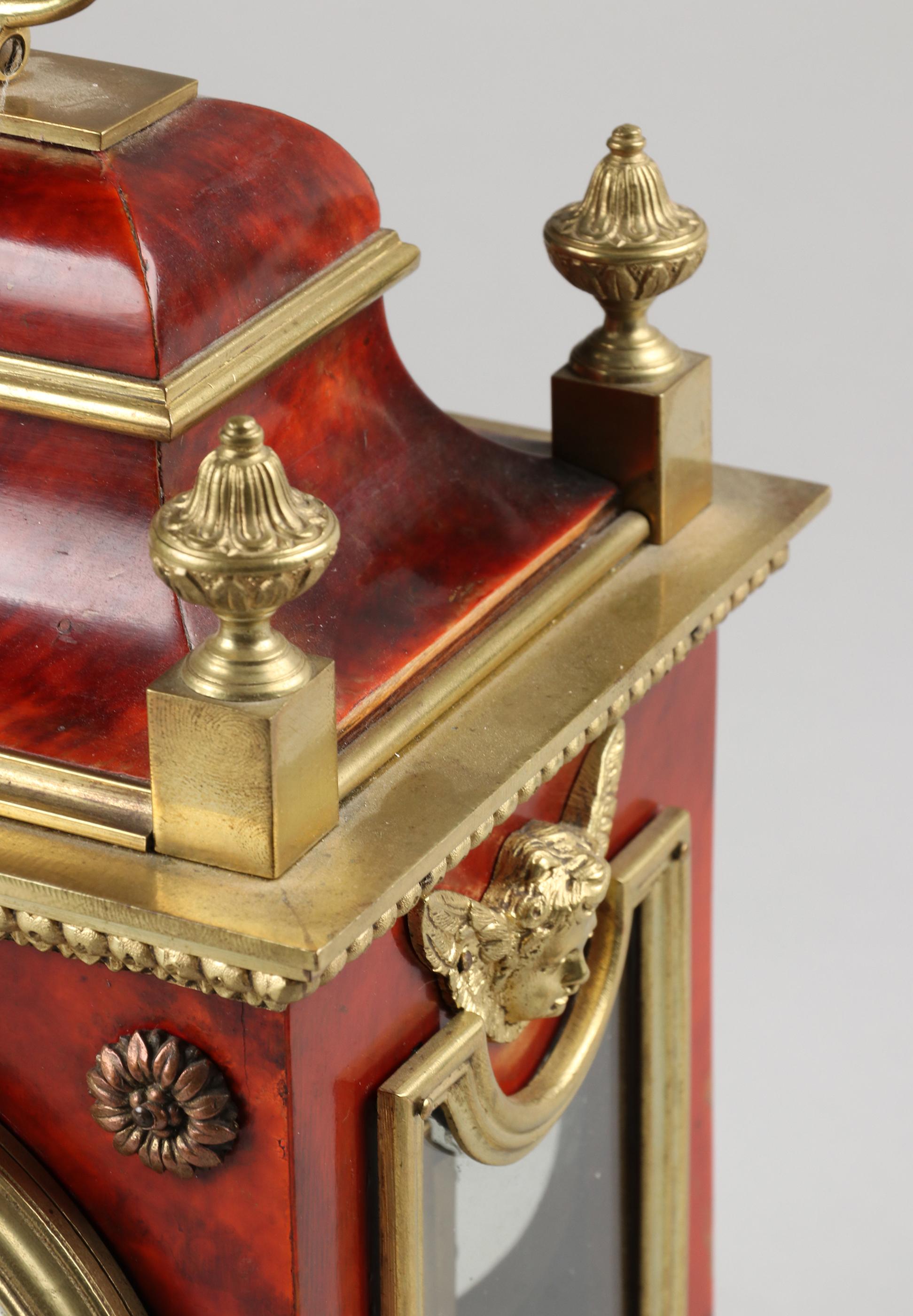 Late 19th Century Louis XVI Style Officer Travel Clock 6
