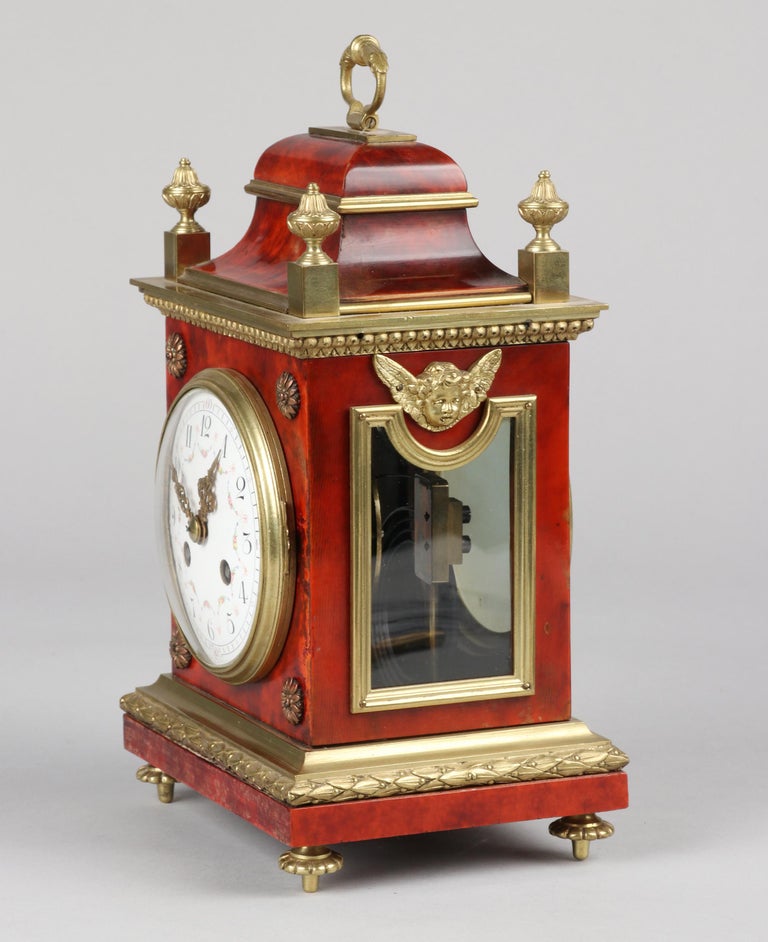 Late 19th Century Louis XVI Style Officer Travel Clock For Sale 7