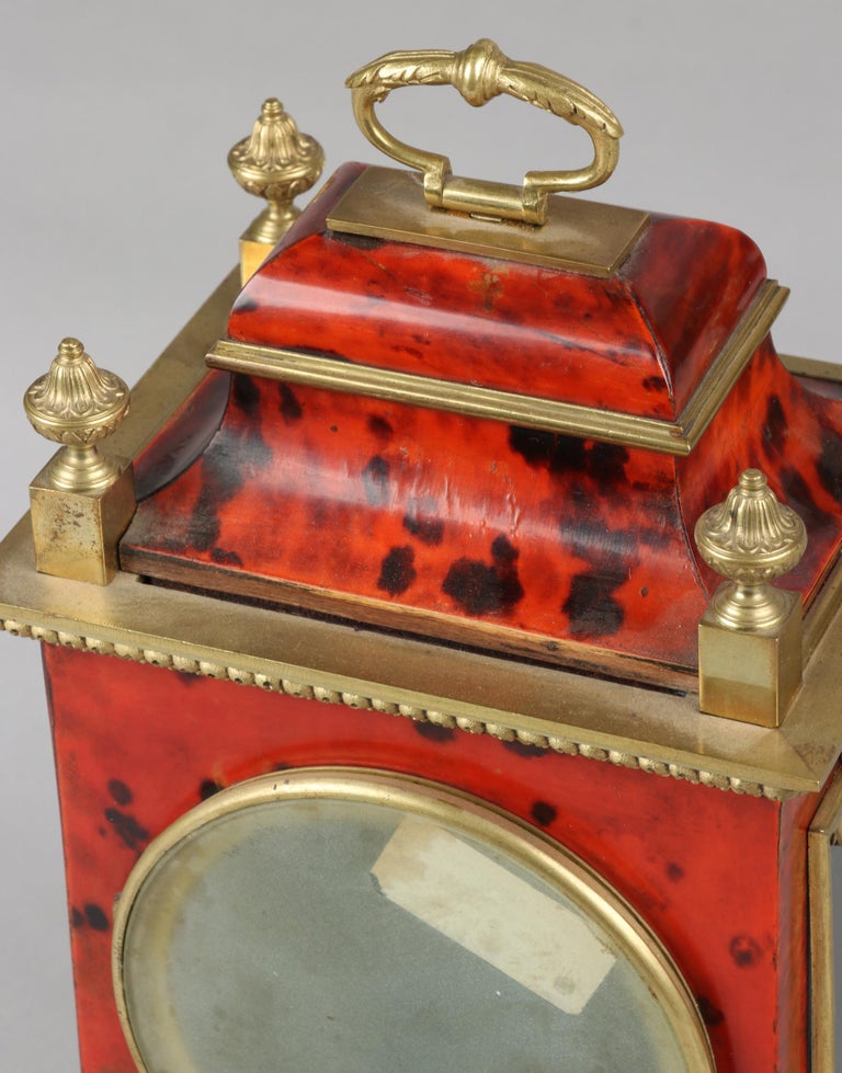 Late 19th Century Louis XVI Style Officer Travel Clock For Sale 14