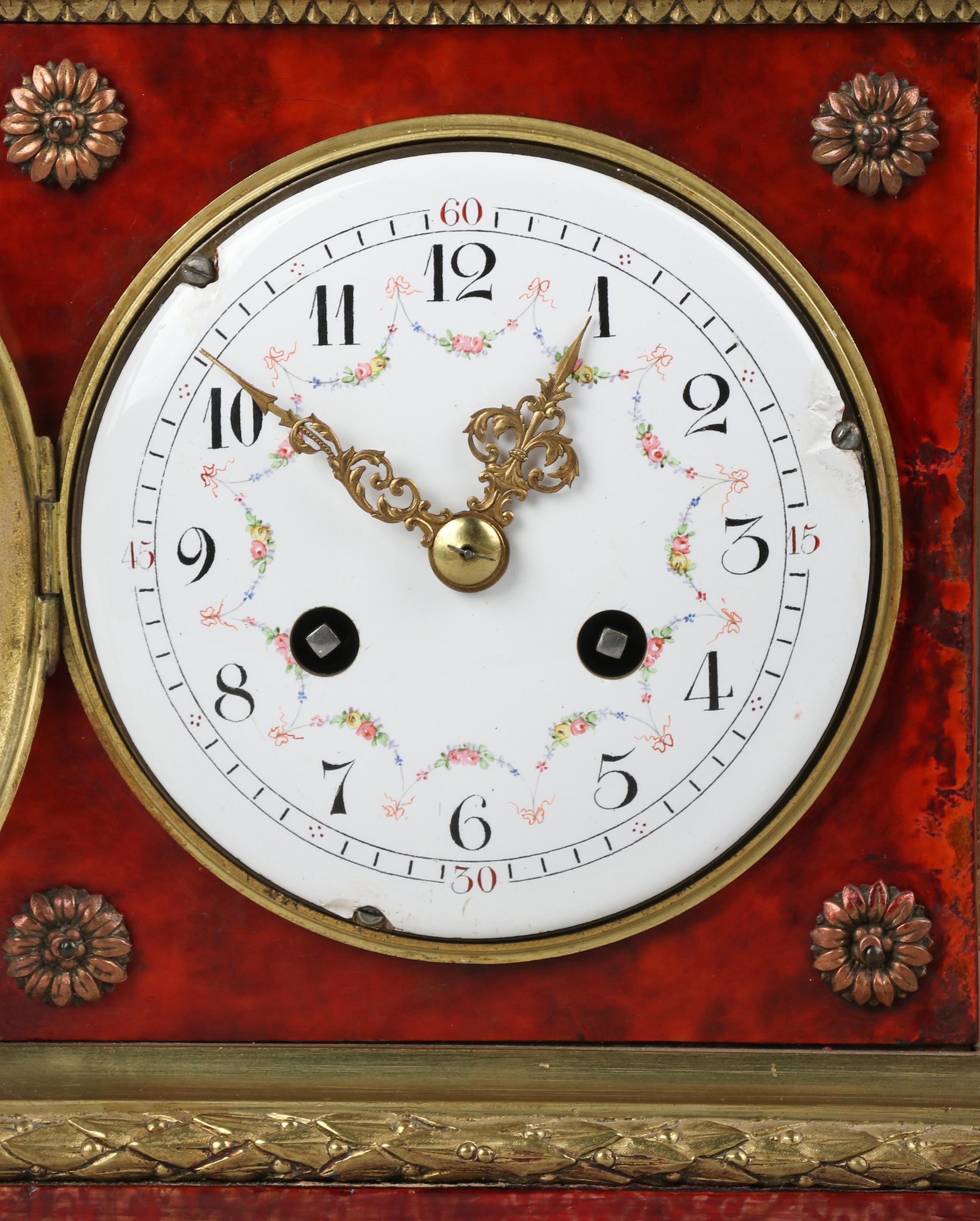 Late 19th Century Louis XVI Style Officer Travel Clock 3