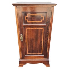 Late 19th Century Mahogany and Satinwood Inlay Cabinet Stand 